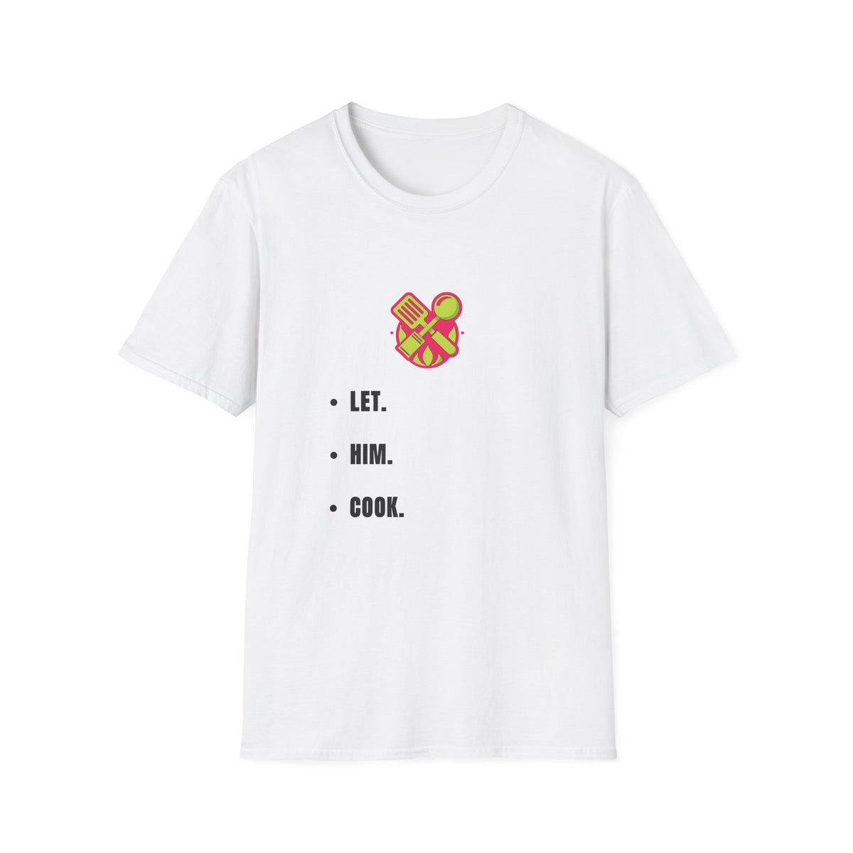 T-Shirt — LET. HUM. COOK. Minimalist Cooking Heart Graphic - Trending Now - September 2026