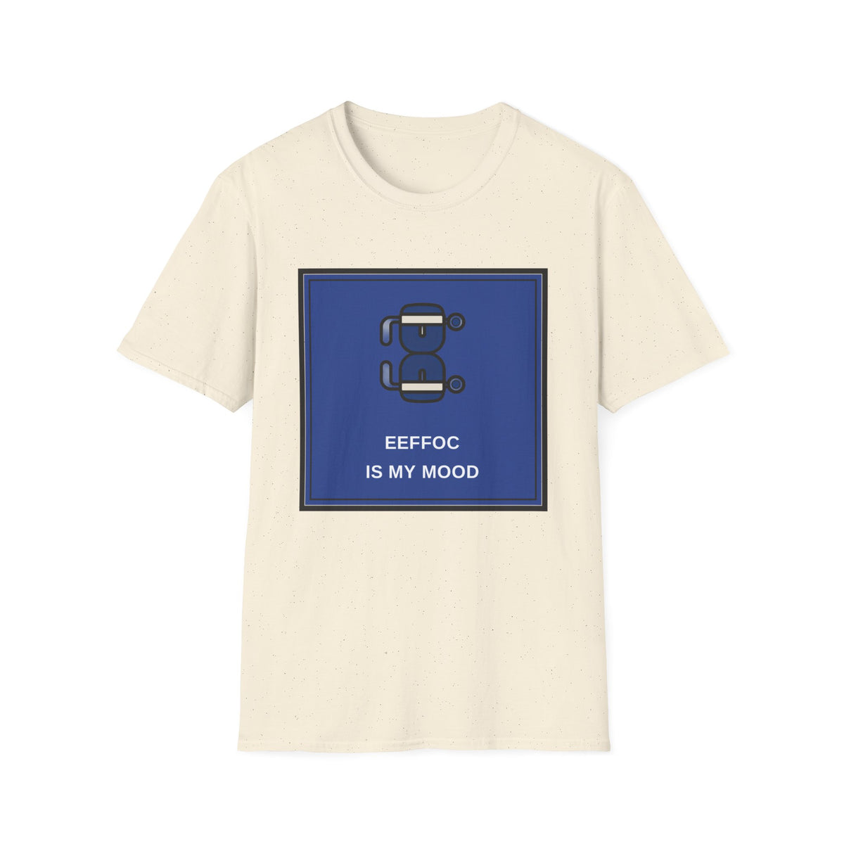 T‑Shirt — 'BeeFoc Is My Mood' Blue Robot Graphic Tee - Trending Now - August 2026