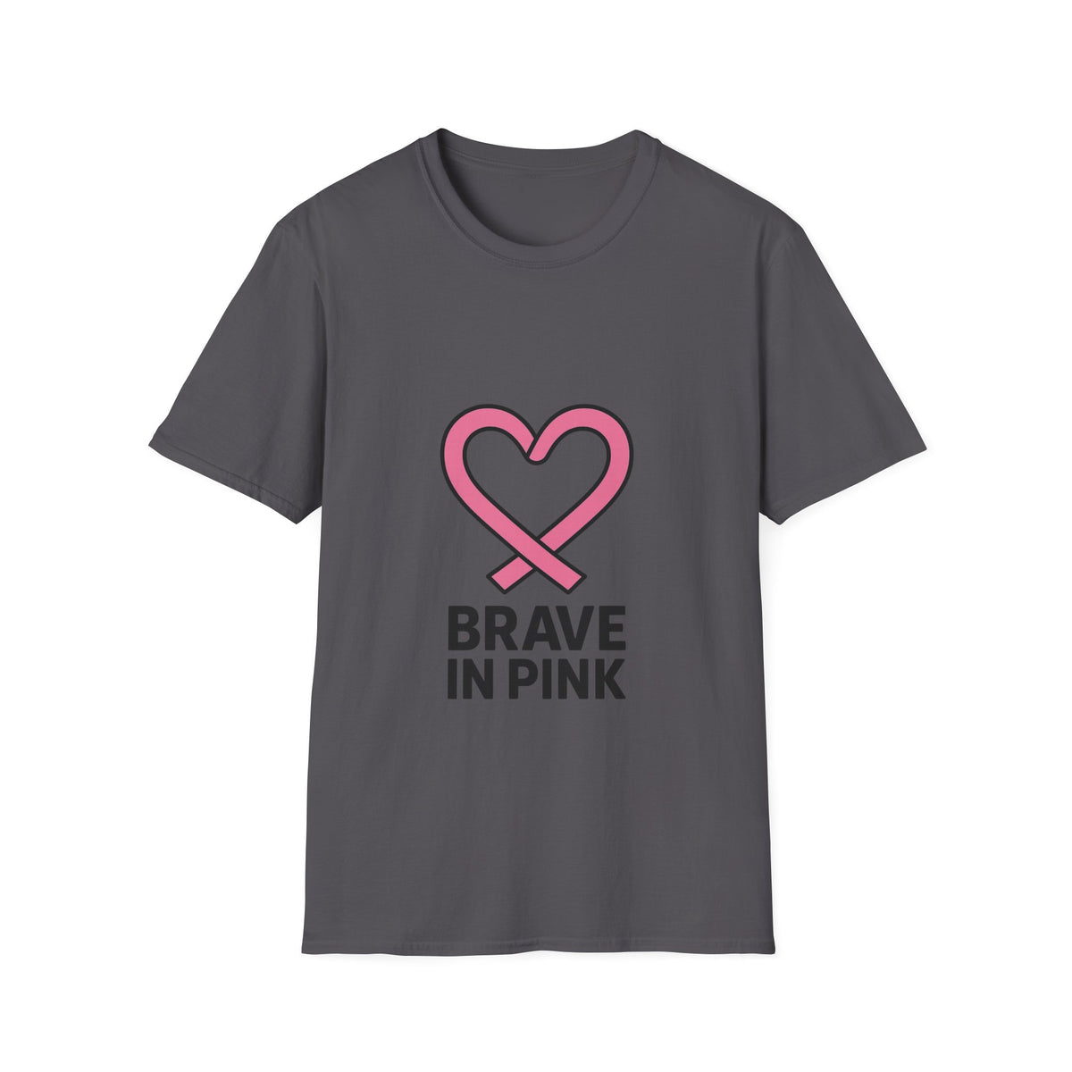 Brave in Pink T-Shirt — Breast Cancer Awareness Heart Tee - Trending Now - October 2026