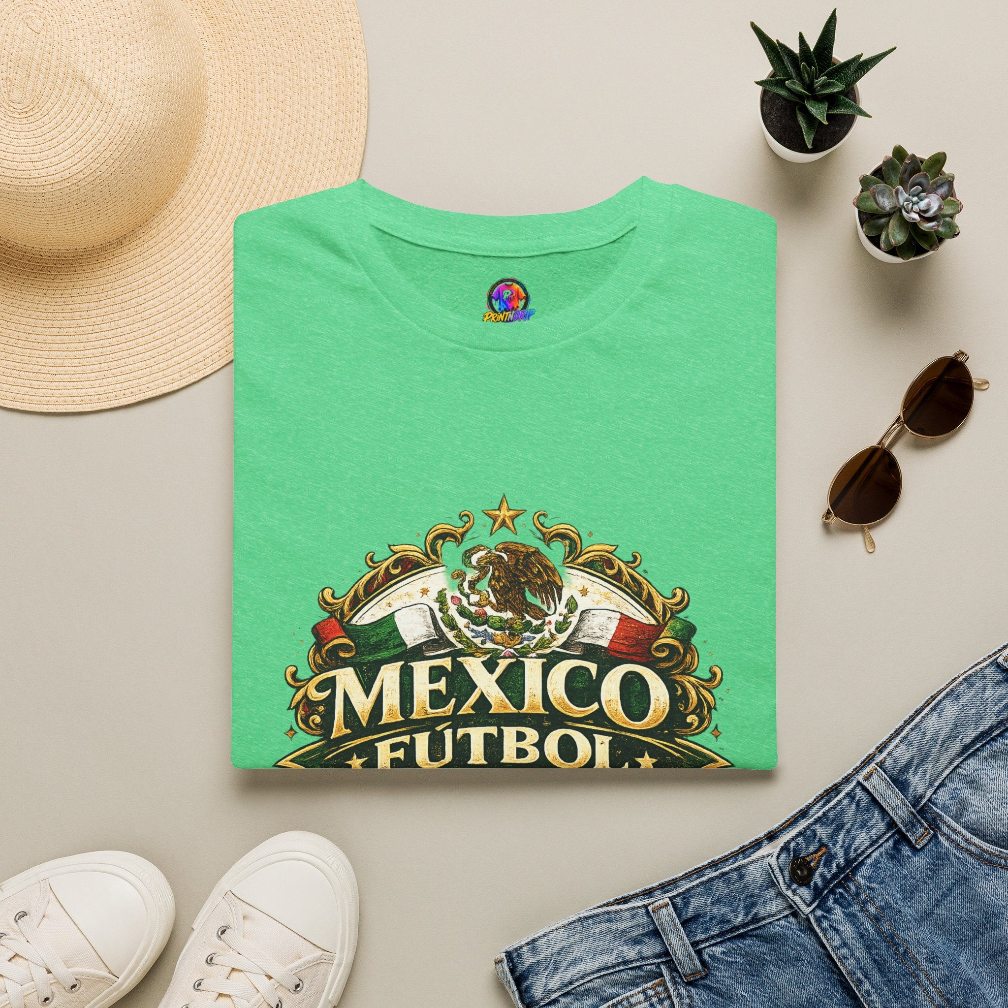 Mexico Fútbol Orgullo T-Shirt — Mexican Soccer Pride Graphic Tee