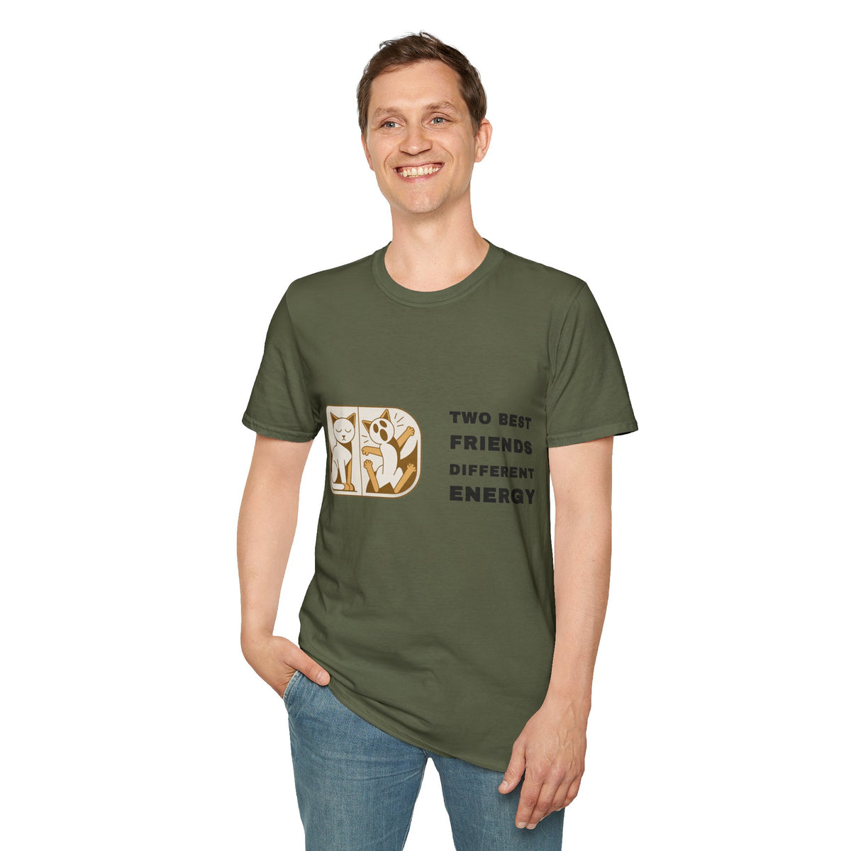 Cat and Dog T-Shirt — "Two Best Friends, Different Energy" Cute Pet Graphic Tee - Trending Now - September 2026