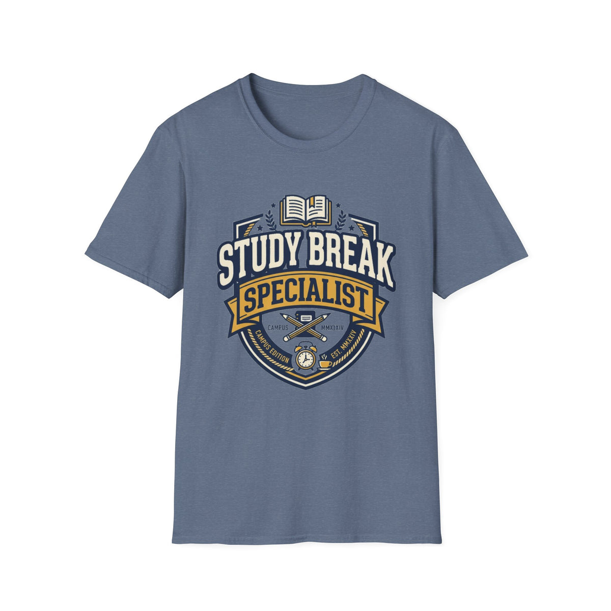 Study Break T-Shirt — 'Study Break Specialist' College Casual Tee - Trending Now - August 2026