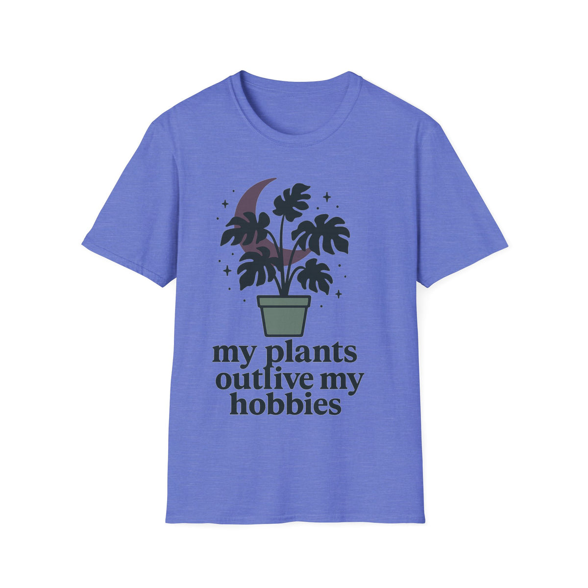 Botanical Moon Plant T-Shirt — “Plants Make Me Happy” Graphic Tee - Trending Now - September 2026