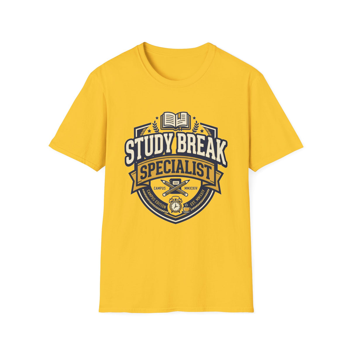 Study Break T-Shirt — 'Study Break Specialist' College Casual Tee - Trending Now - August 2026