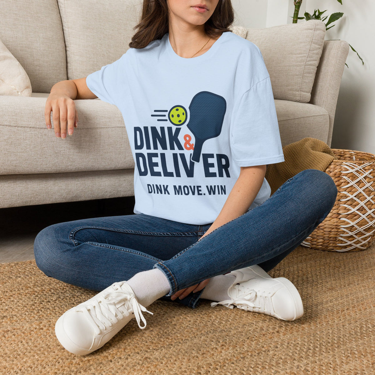 Pickleball Player T‑Shirt — 'Dink. Drive. Deliver.' Graphic Tee for Pickleball Fans - Trending Now - August 2026