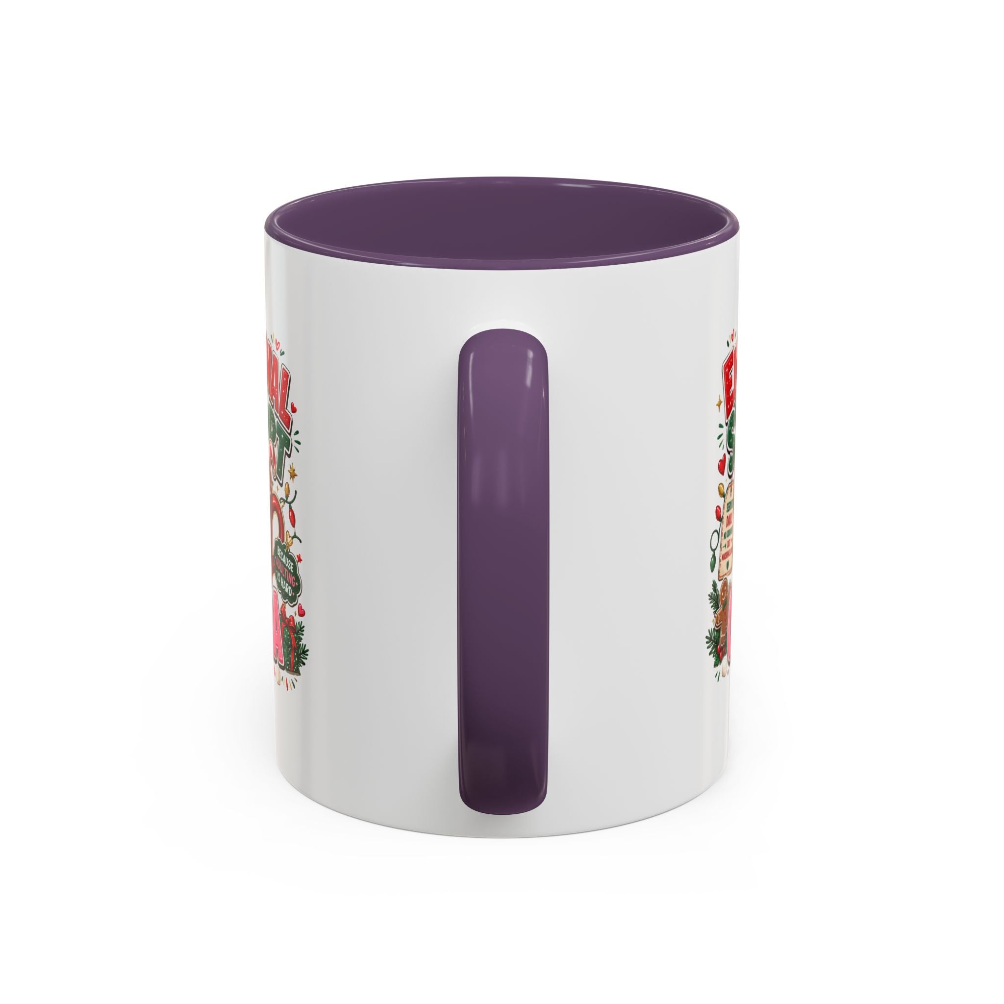 Modern Day Christmas  Emotional Support Cocoa Mug — Festive Hot Chocolate Christmas Coffee Cup (11/15oz)
