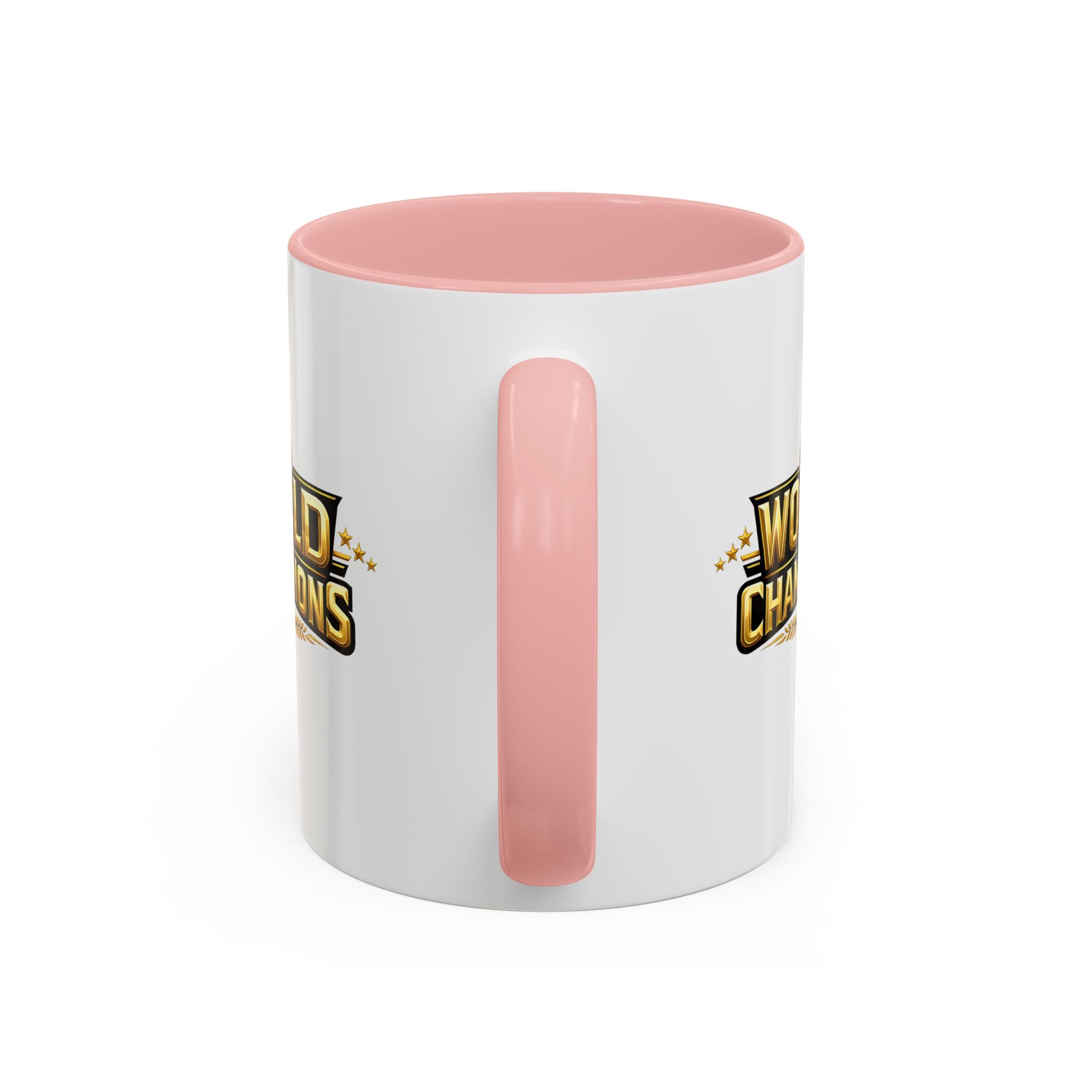 World Champions Accent Coffee Mug – Gold Trophy Sports Fan