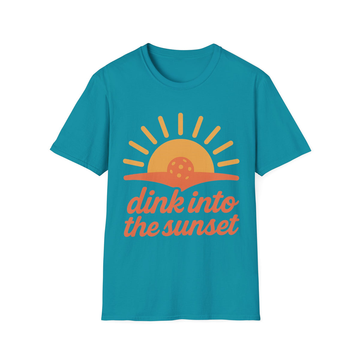 Sunset Graphic T-Shirt — "Drink Into the Sunset" Retro Sun Tee - Trending Now - September 2026