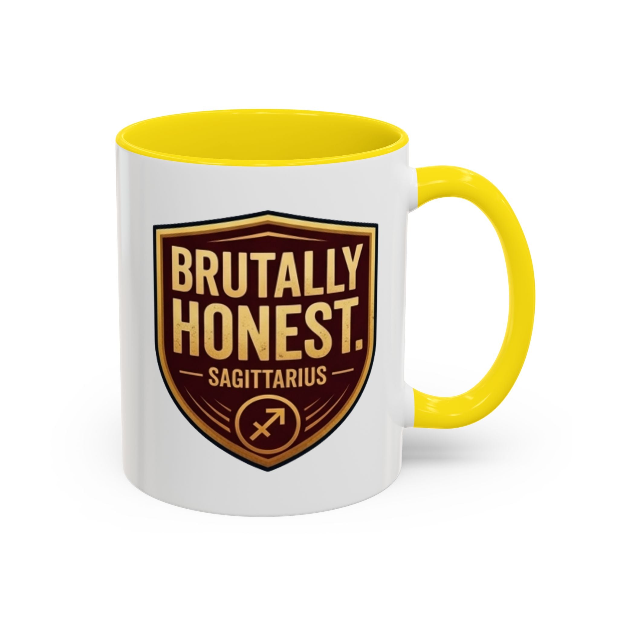 Sagittarius Coffee Mug - "Brutally Honest" Zodiac Accent Mug (11/15oz)