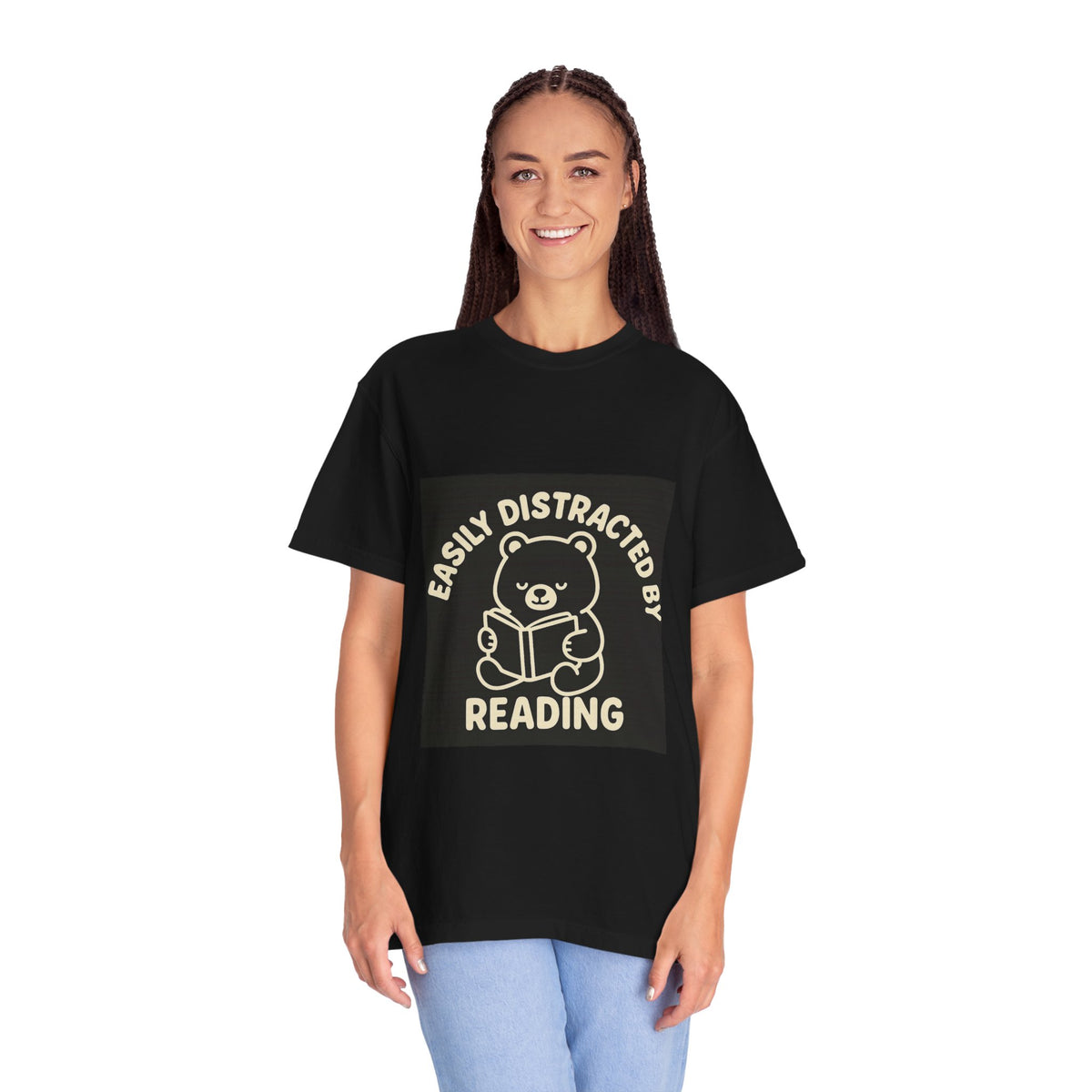 Reading Fox T-Shirt — "Easily Distracted by Reading" Cute Book Lover Tee - Trending Now - October 2026