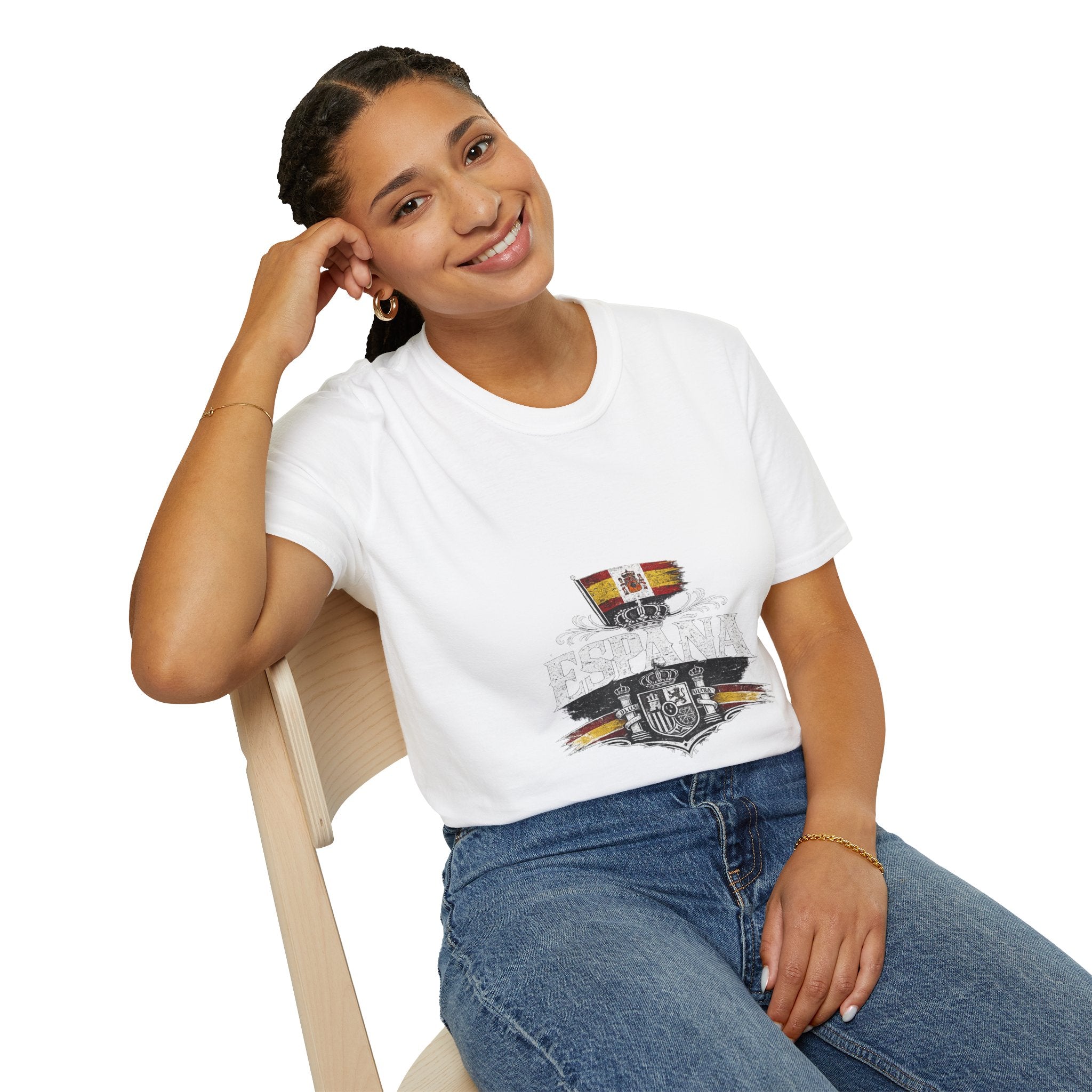 Spain Flag Crest T-Shirt — Spanish Pride Graphic Tee