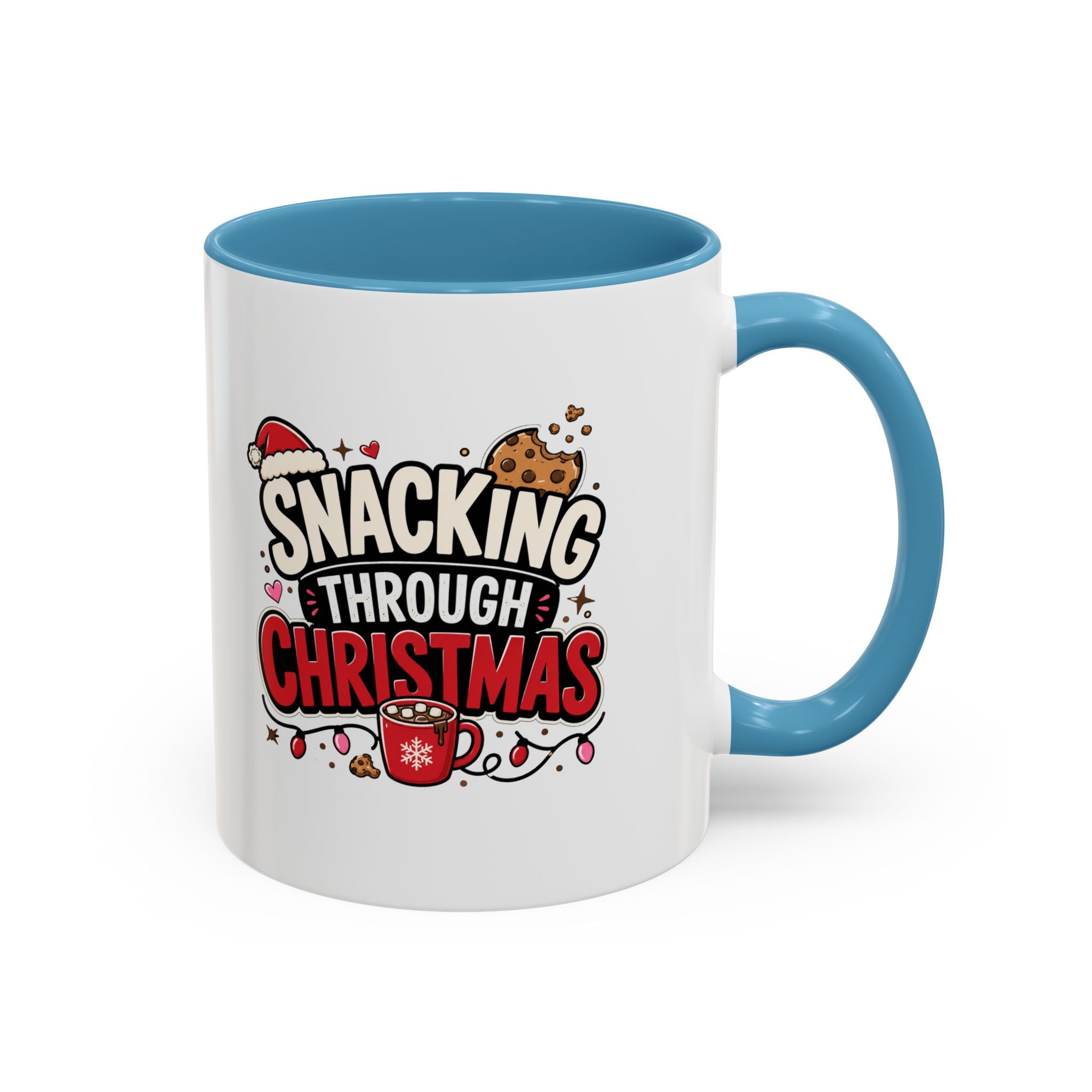 Modern Day Christmas Snacking Through Christmas Coffee Mug