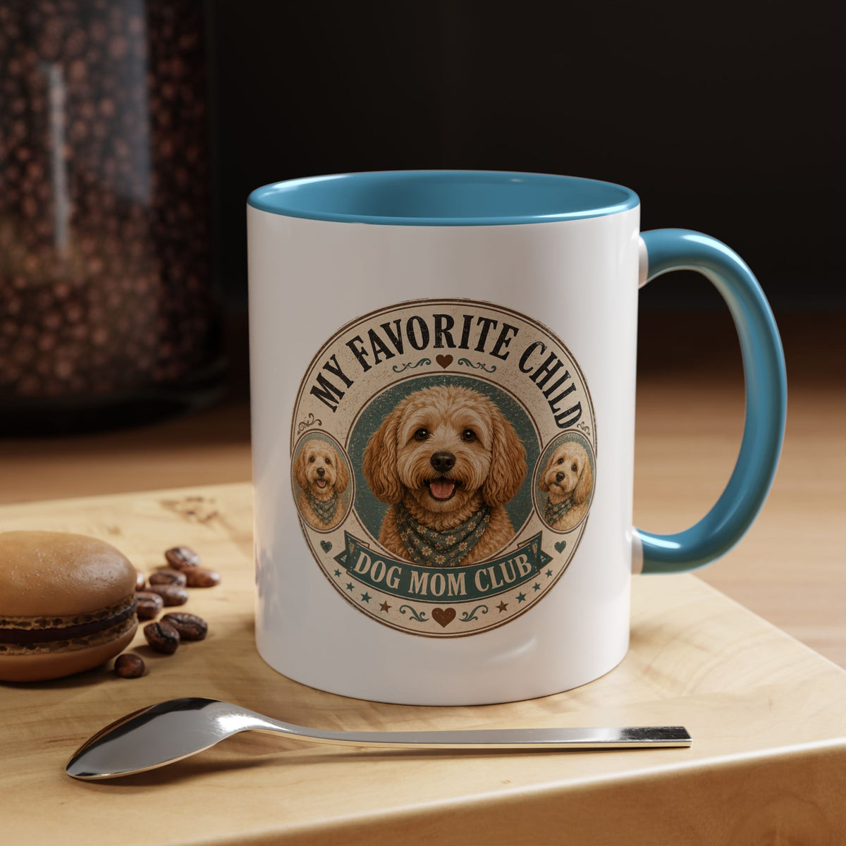 Milo Bailey Dog Dad Mom Dog Mom Coffee Mug — "My Favorite Child" Accent Mug