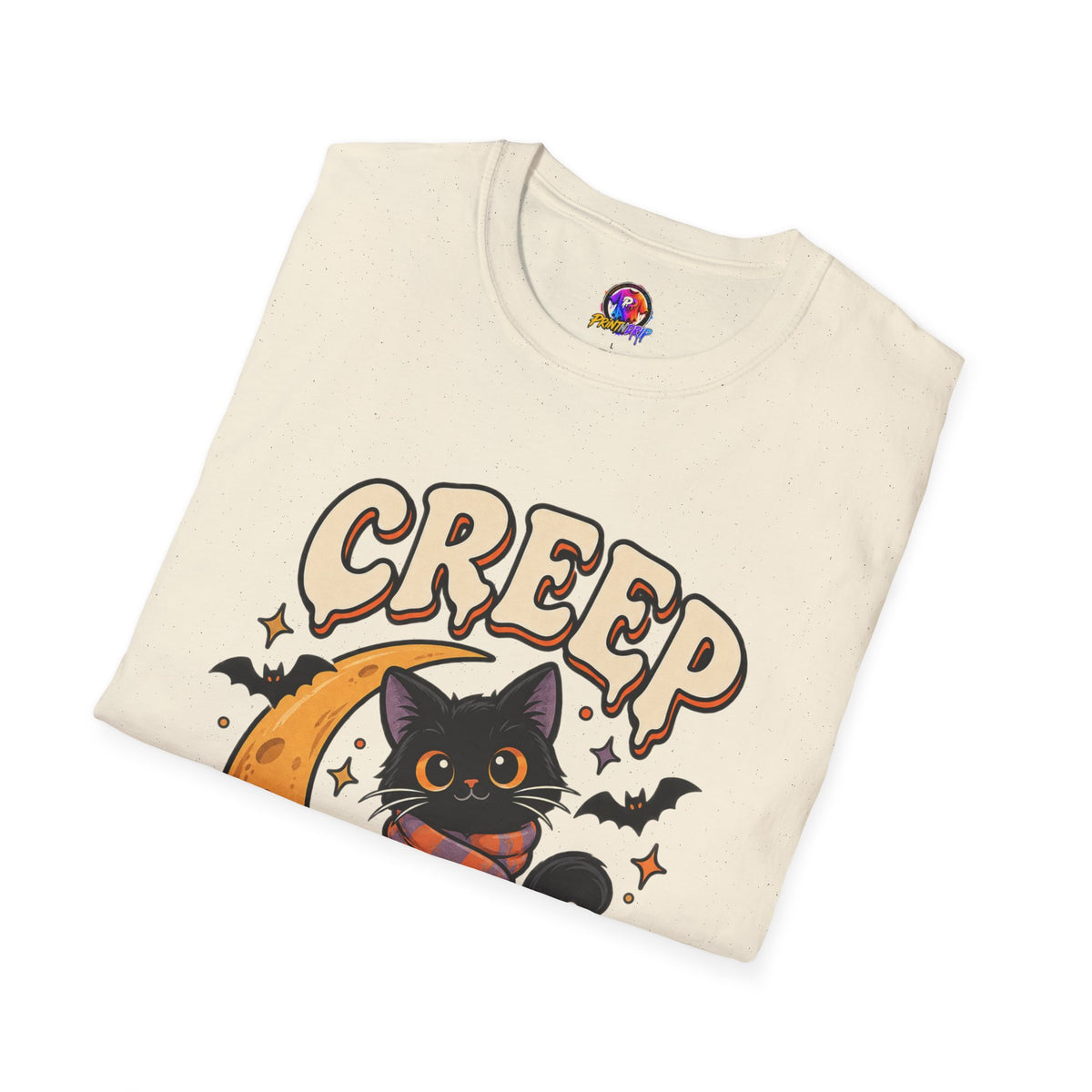 Creep It Cozy Halloween Cat T-Shirt