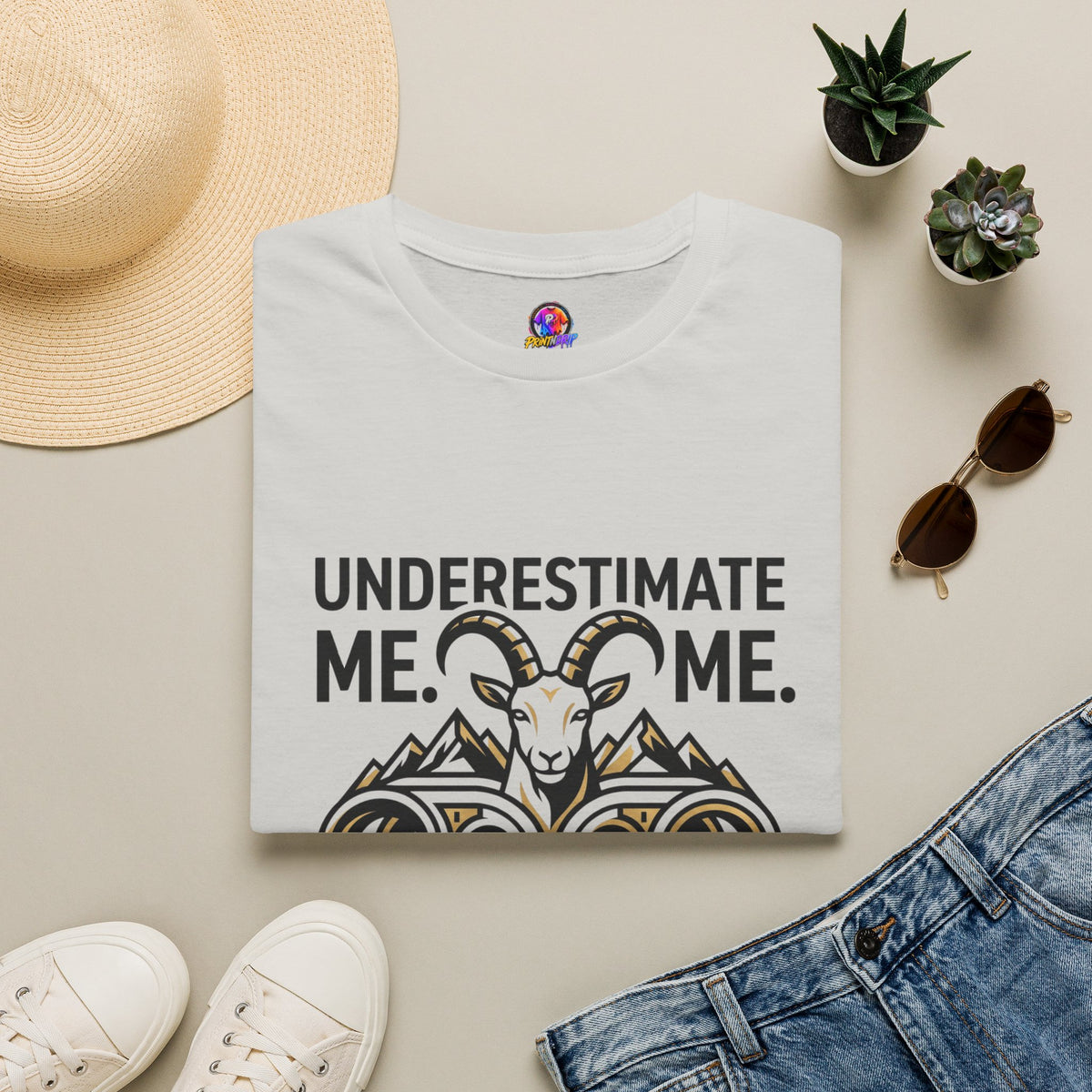 Capricorn 'Underestimate Me That'll Be Fun' T-Shirt