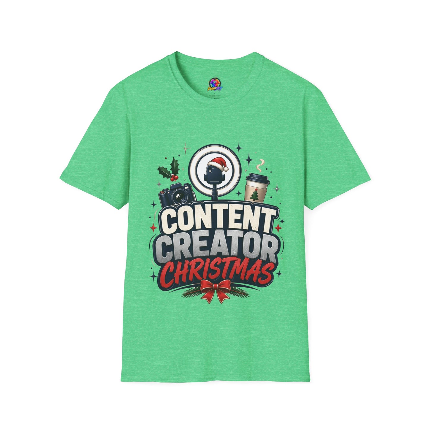 Content Creator Christmas T-Shirt