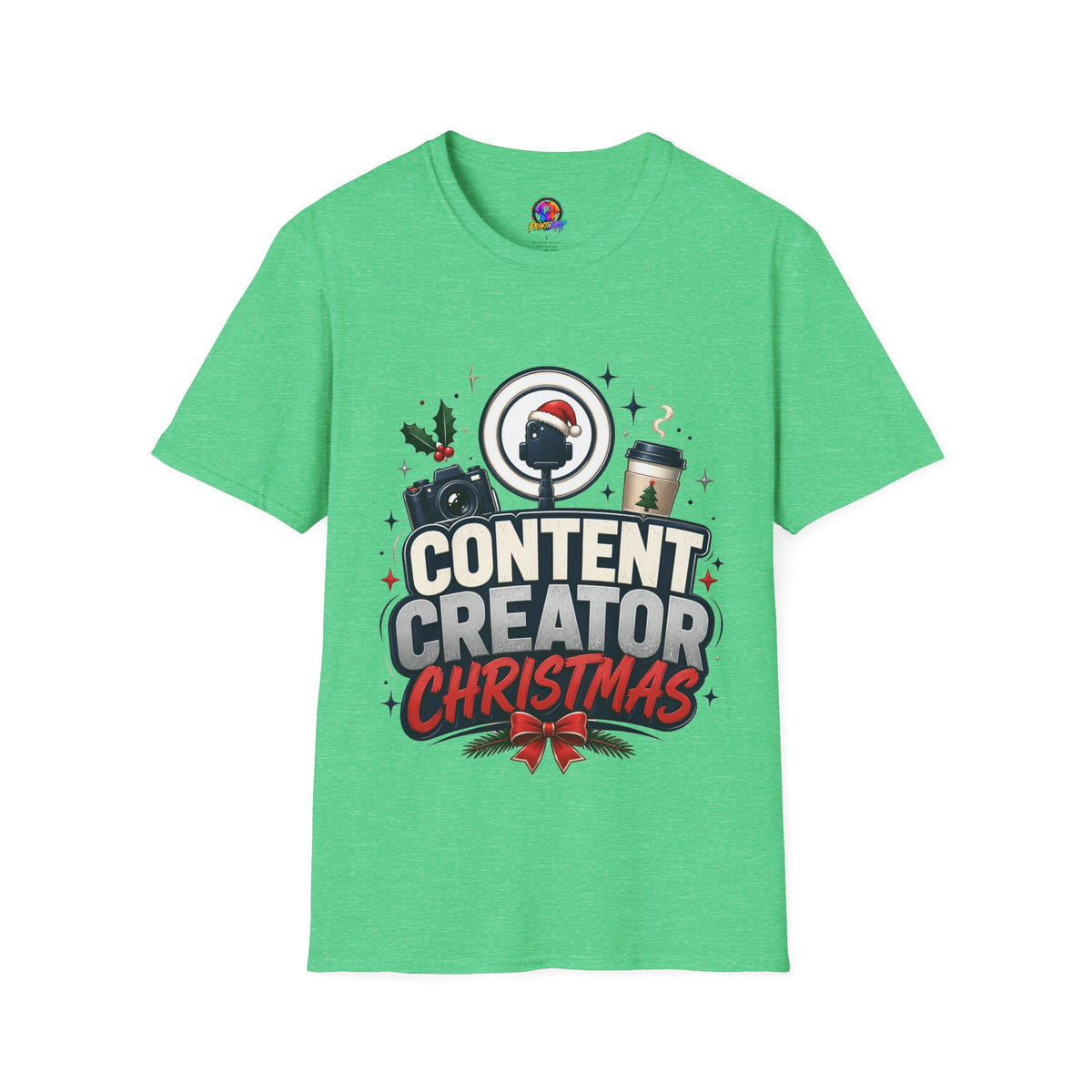 Content Creator Christmas T-Shirt