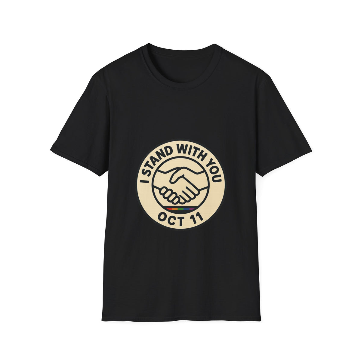 I Stand With You Oct 11 T‑Shirt — Solidarity Handshake Tee - Trending Now - October 2026