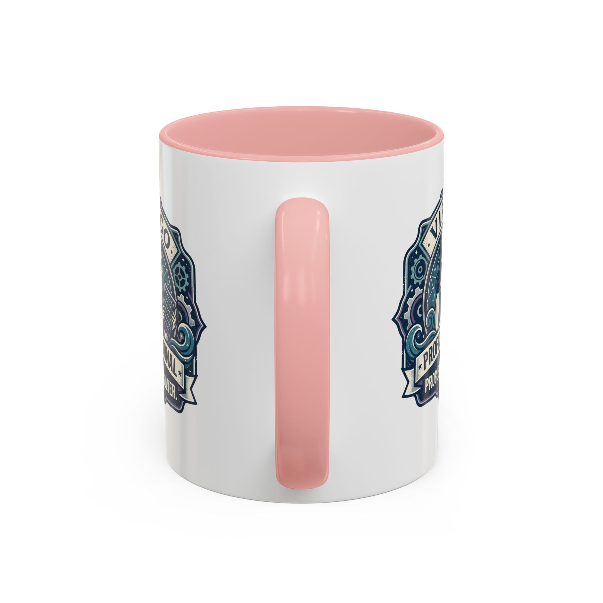 Virgo 'Professional Problem Solver' Accent Coffee Mug — Zodiac Astrology Gift