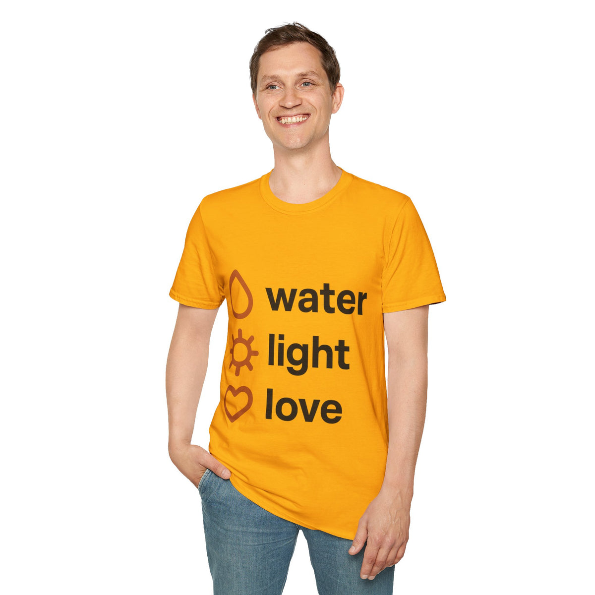 Minimalist Water Light Love Self Care Graphic Tee - Trending Now - September 2026