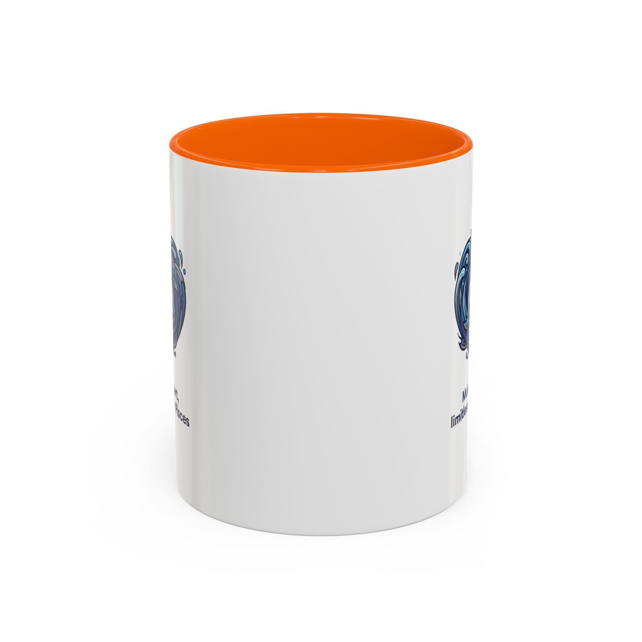 Pisces Heart Coffee Mug — "Mutable heart, limitless love" Zodiac Gift