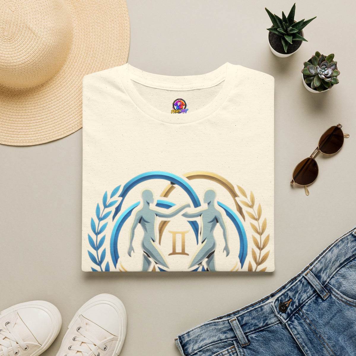 Gemini Zodiac T-Shirt — 'Gemini: Master of Adaptation' Astrological Graphic Tee