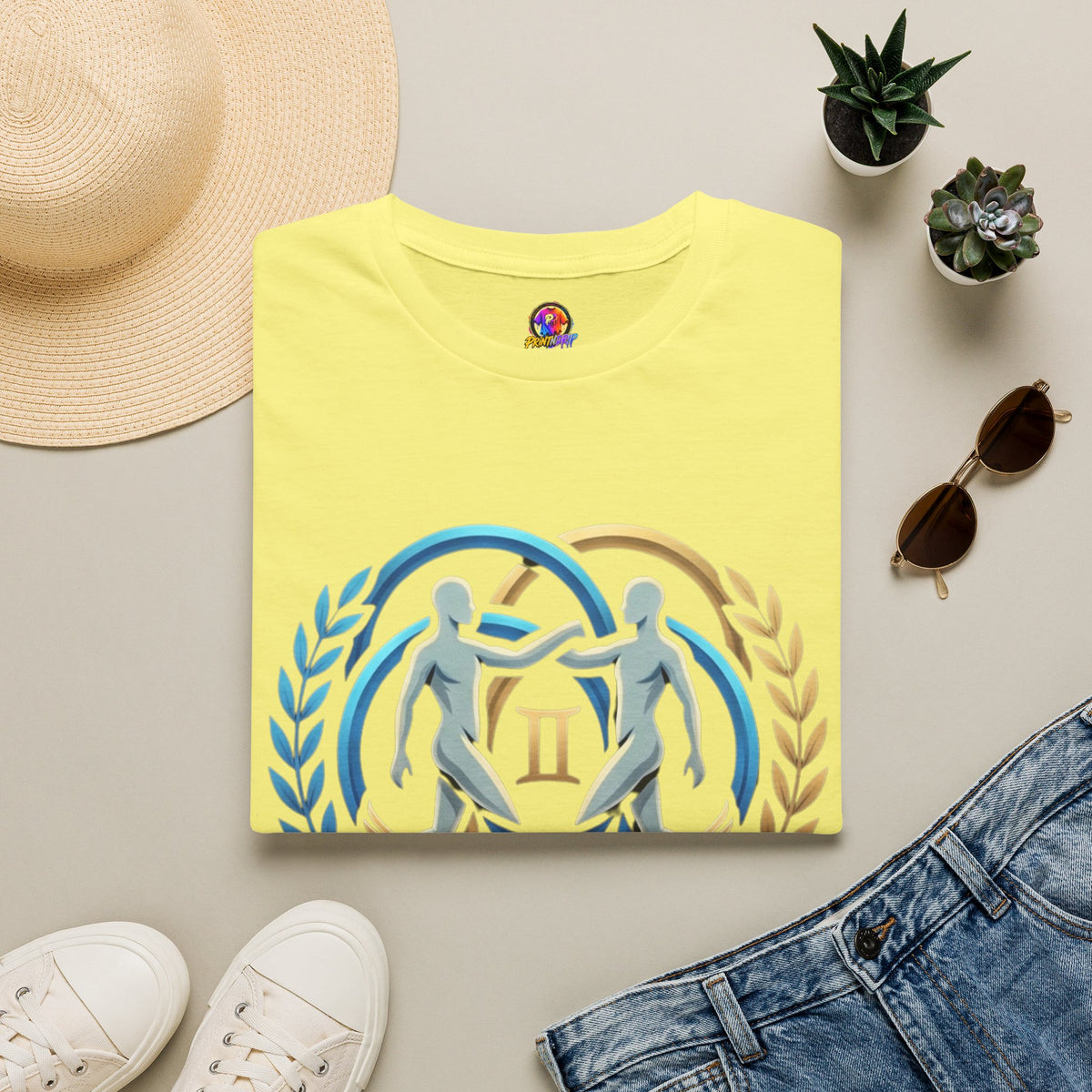 Gemini Zodiac T-Shirt — 'Gemini: Master of Adaptation' Astrological Graphic Tee