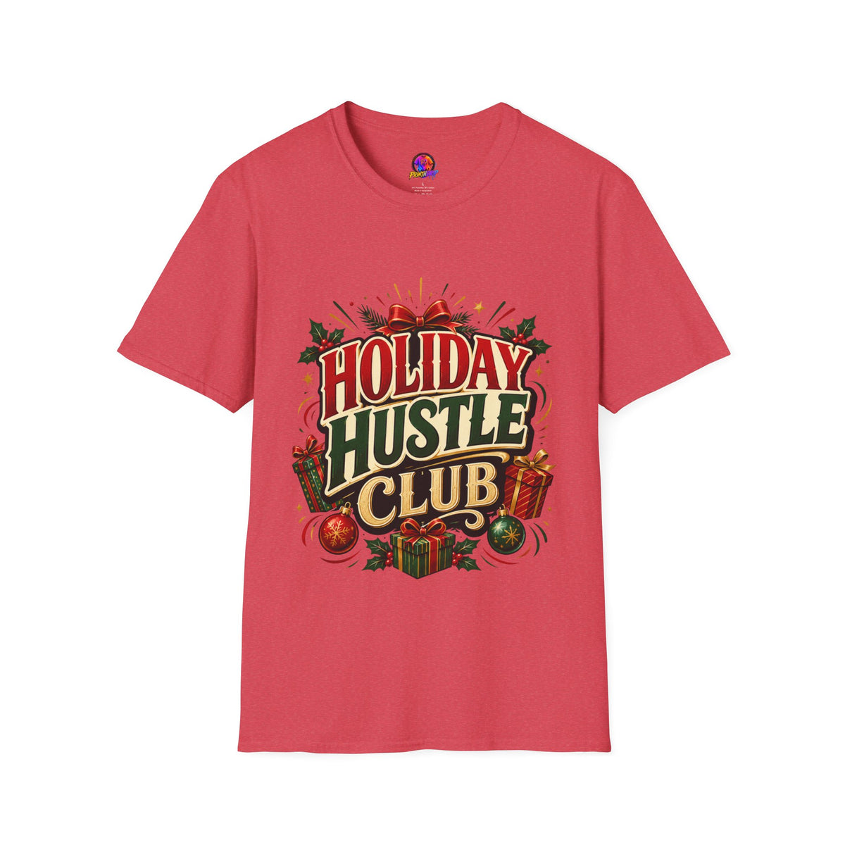 Holiday Hustle Club T-Shirt — Funny Christmas Graphic Tee