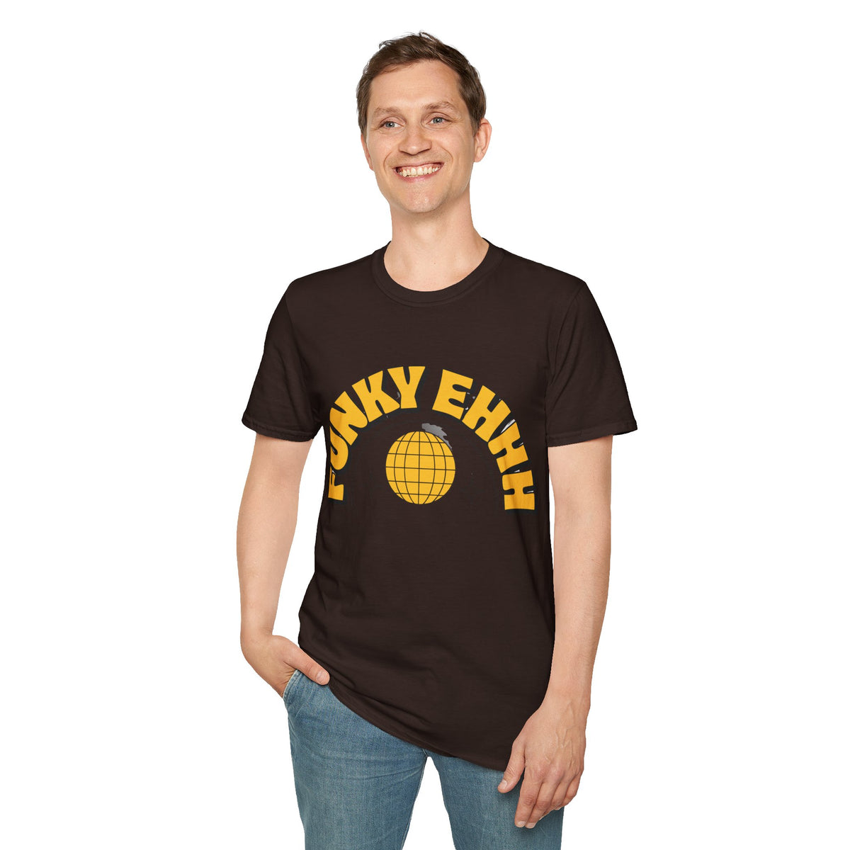 Funky Ehhh T-Shirt — Retro Yellow Disco Graphic Tee - Trending Now - August 2026