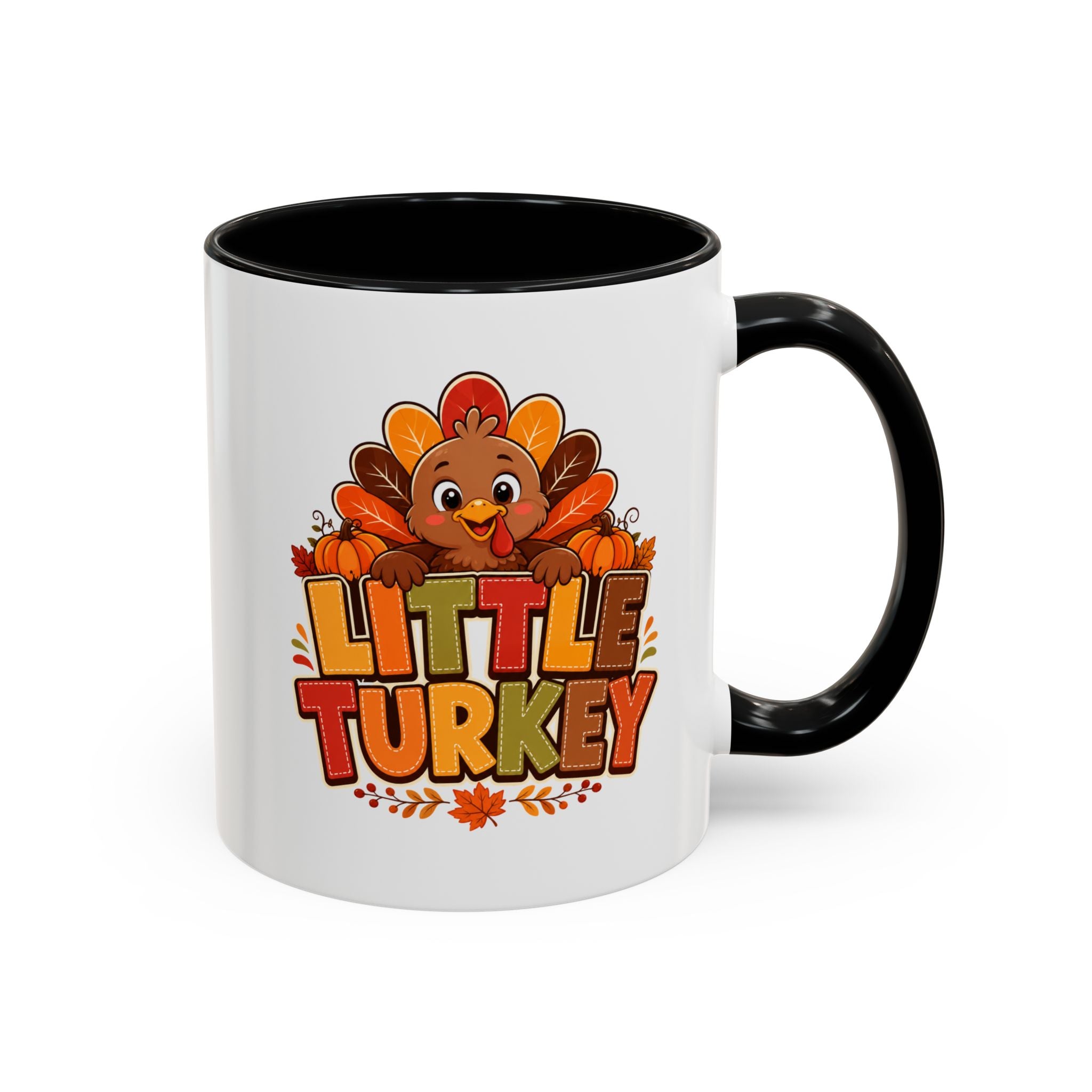 Thanksgiving Mug Little Turkey Coffee Mug — Cute Thanksgiving Kid Mug