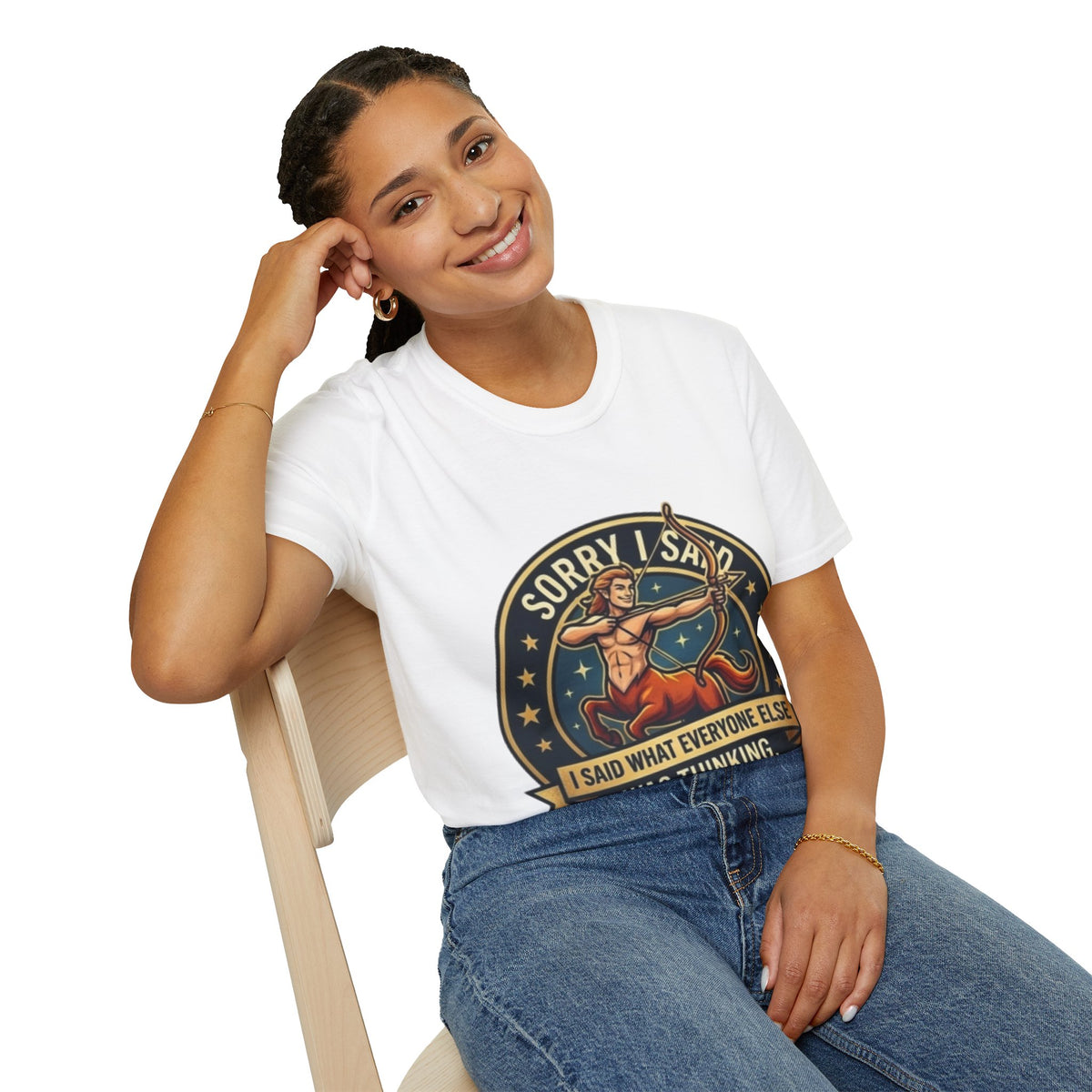 Sagittarius T-Shirt "Sorry I Said What Everyone Else Was Thinking" – Zodiac Archer Graphic Tee