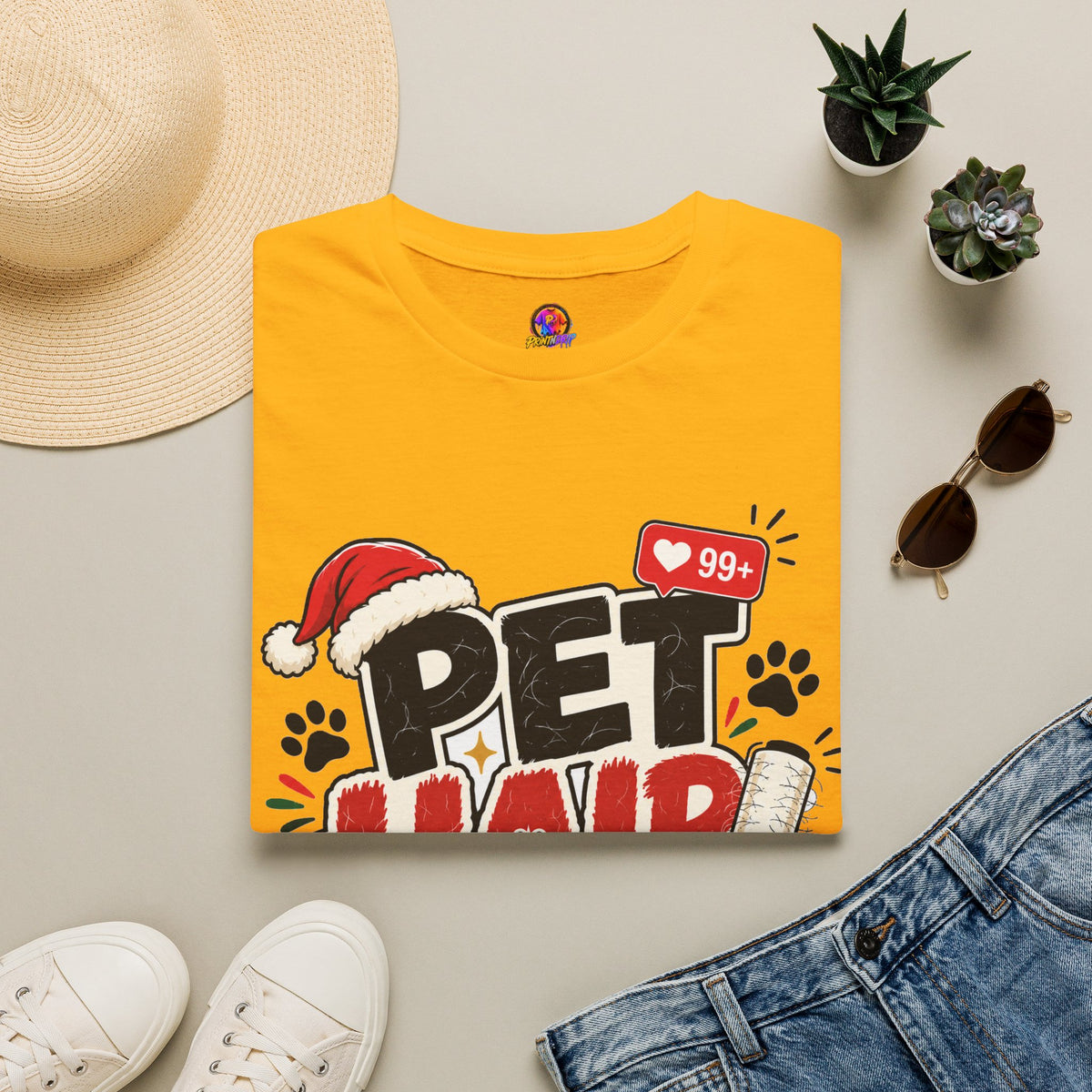 Pet Hair Holiday Tee — Funny Christmas Shirt for Pet Lovers