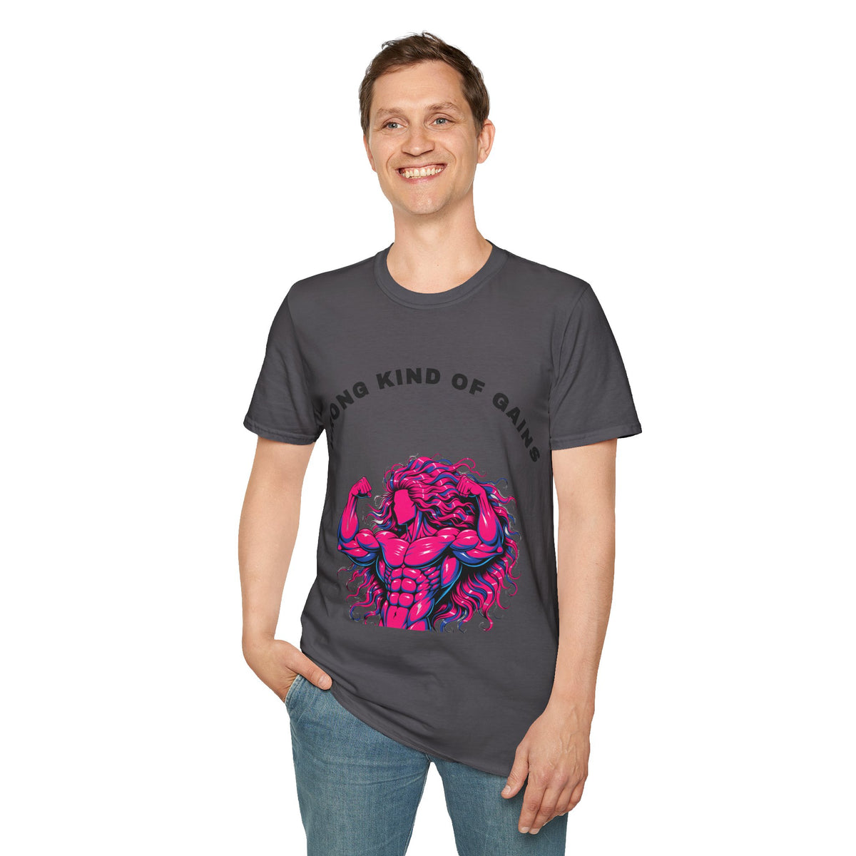 T-Shirt — "Wrong Kind of Gains" Muscle Monster Graphic Tee - Trending Now - September 2026