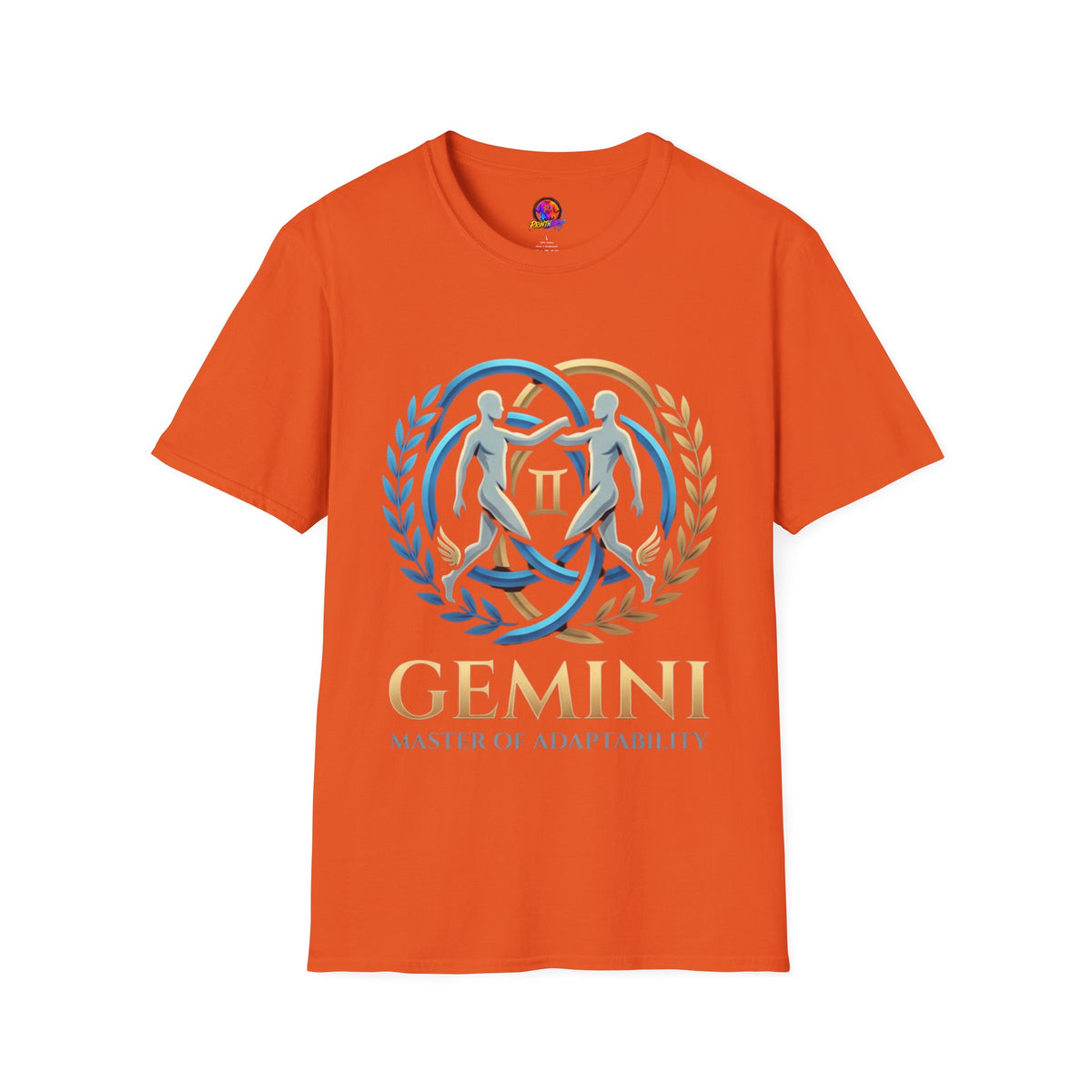 Gemini Zodiac T-Shirt — 'Gemini: Master of Adaptation' Astrological Graphic Tee