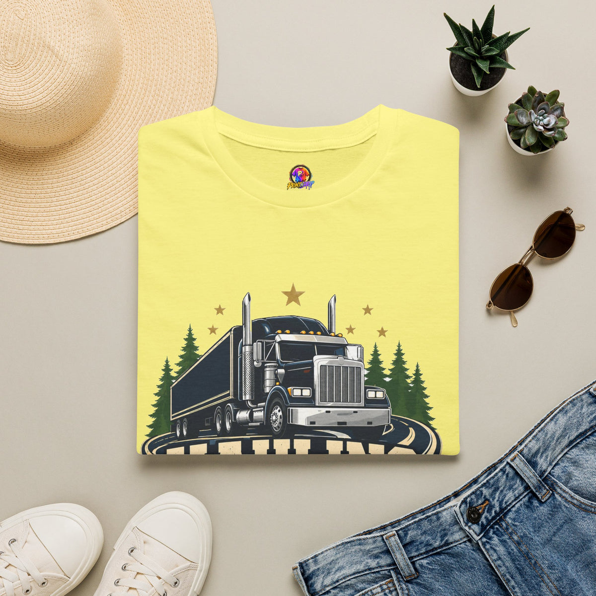 Christmas Truck T‑Shirt — "Hauling Holiday Cheer" Festive Trucker Tee