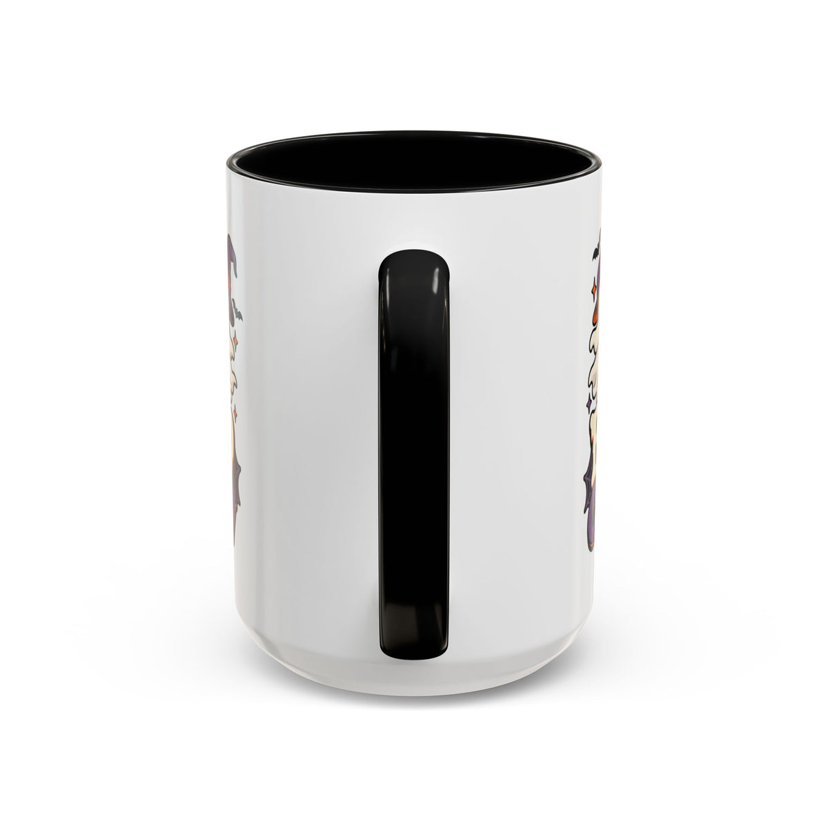 Boo Crew Halloween Accent Coffee Mug — Cute Ghosts & Jack-O'-Lantern Design (11/15 oz)