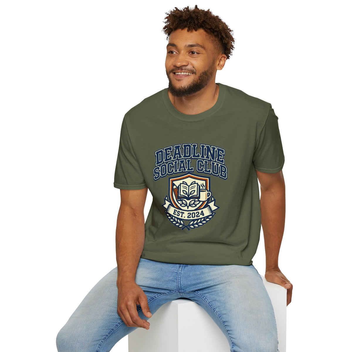 Deadline Social Club T-Shirt — Retro Collegiate Badge Tee - Trending Now - August 2026