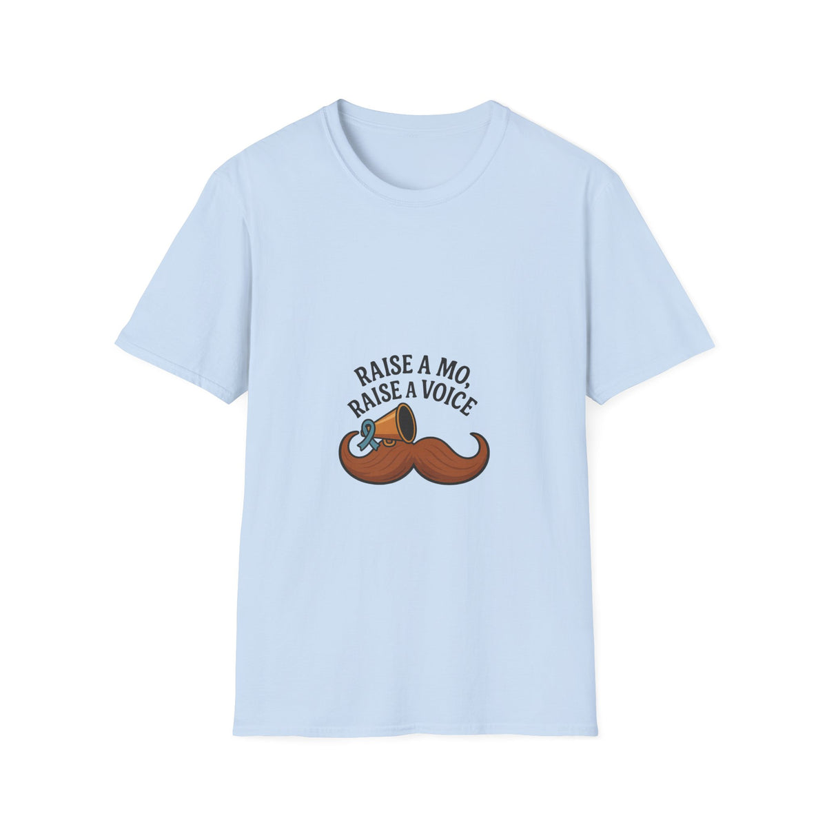 Raise a Mo, Raise a Voice Mustache T-Shirt - Trending Now - October 2026