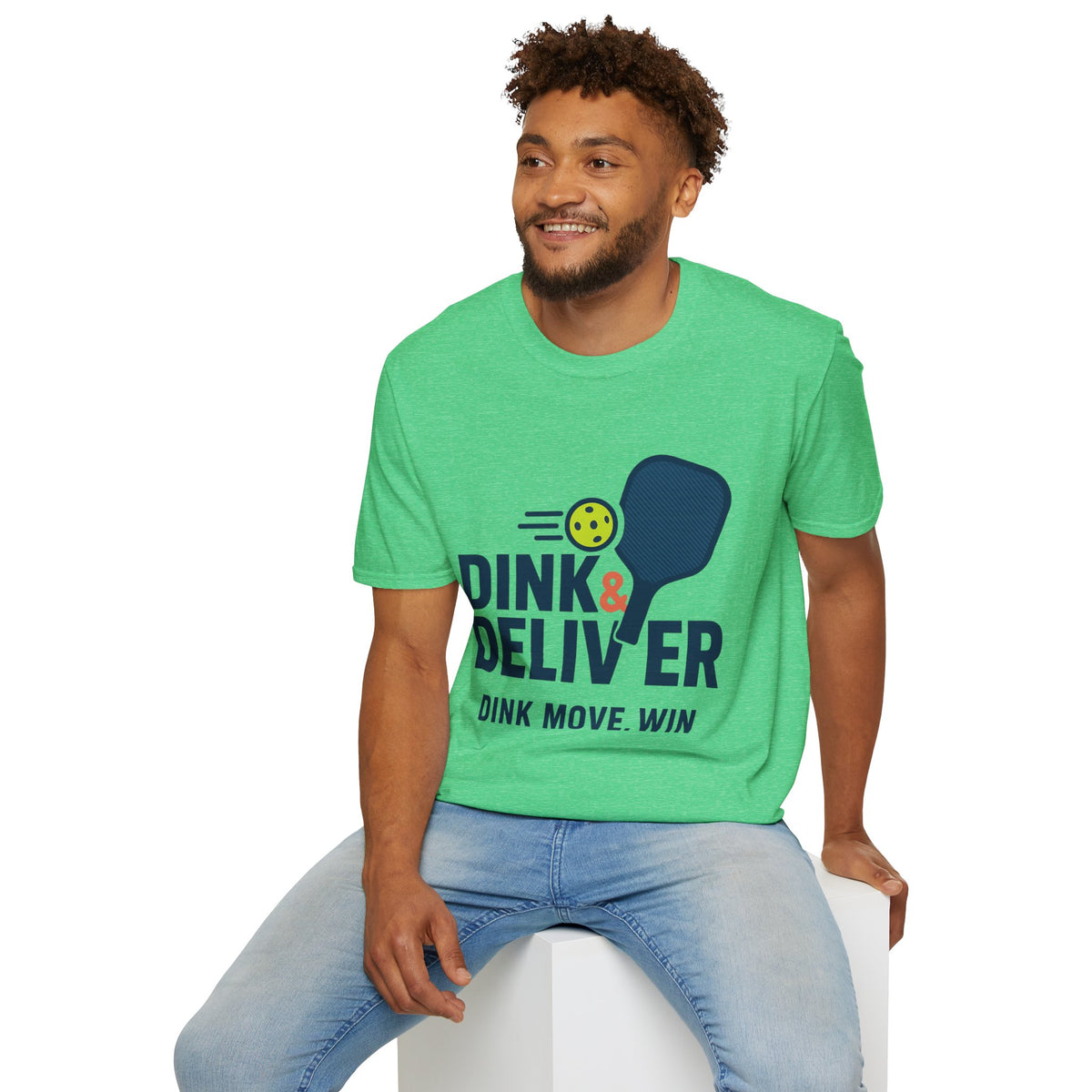 Pickleball Player T‑Shirt — 'Dink. Drive. Deliver.' Graphic Tee for Pickleball Fans - Trending Now - August 2026
