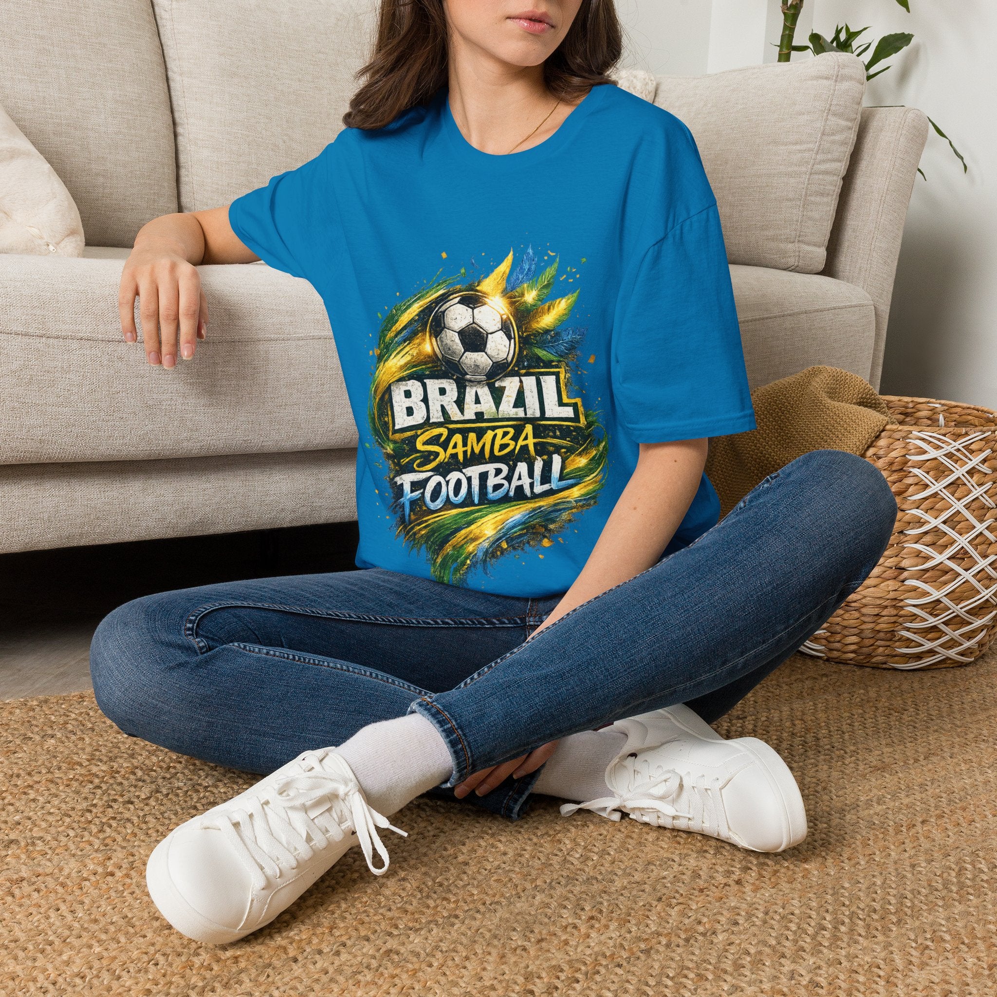 Brazil Samba Football T‑Shirt