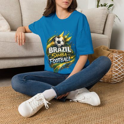 Brazil Samba Football T‑Shirt