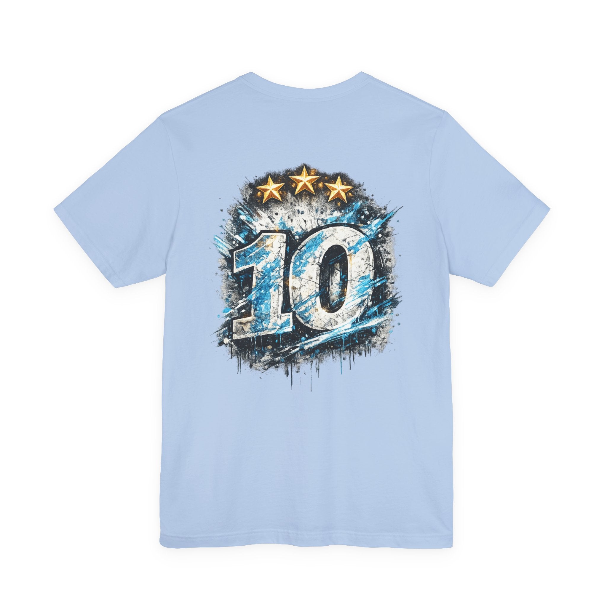 Buenos Aires Nights T‑Shirt — '10' Grunge Graphic Tee - Argentina No. 10
