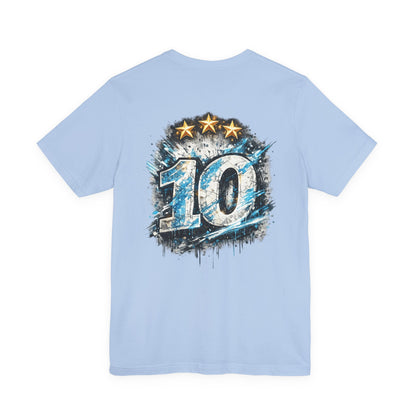 Buenos Aires Nights T‑Shirt — '10' Grunge Graphic Tee - Argentina No. 10
