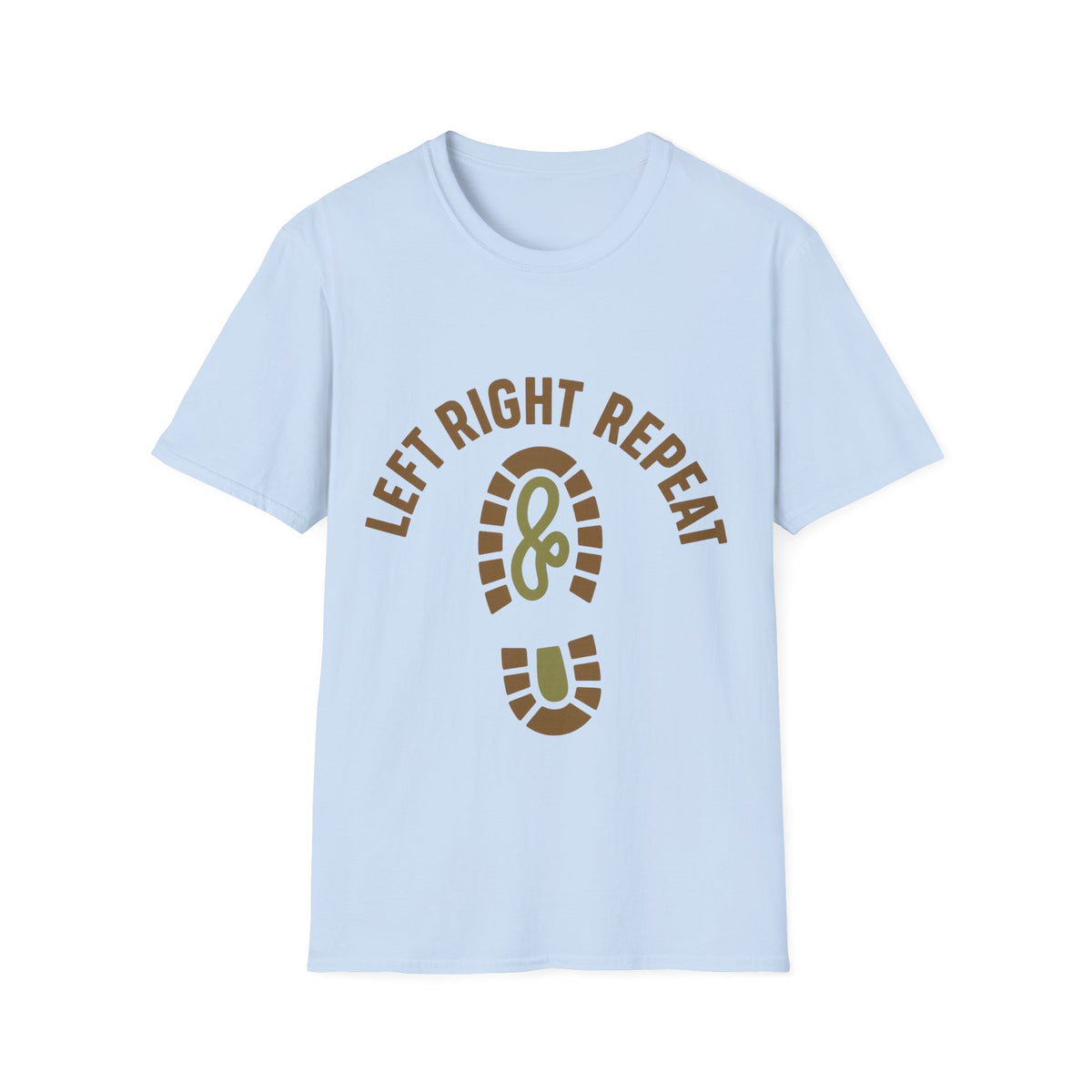 Left Right Ready Bootprint T-Shirt - Trending Now - September 2026