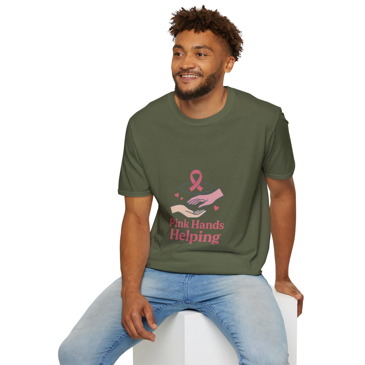 Breast Cancer Support T-Shirt — Pink Hands Helping Tee - Trending Now - October 2026