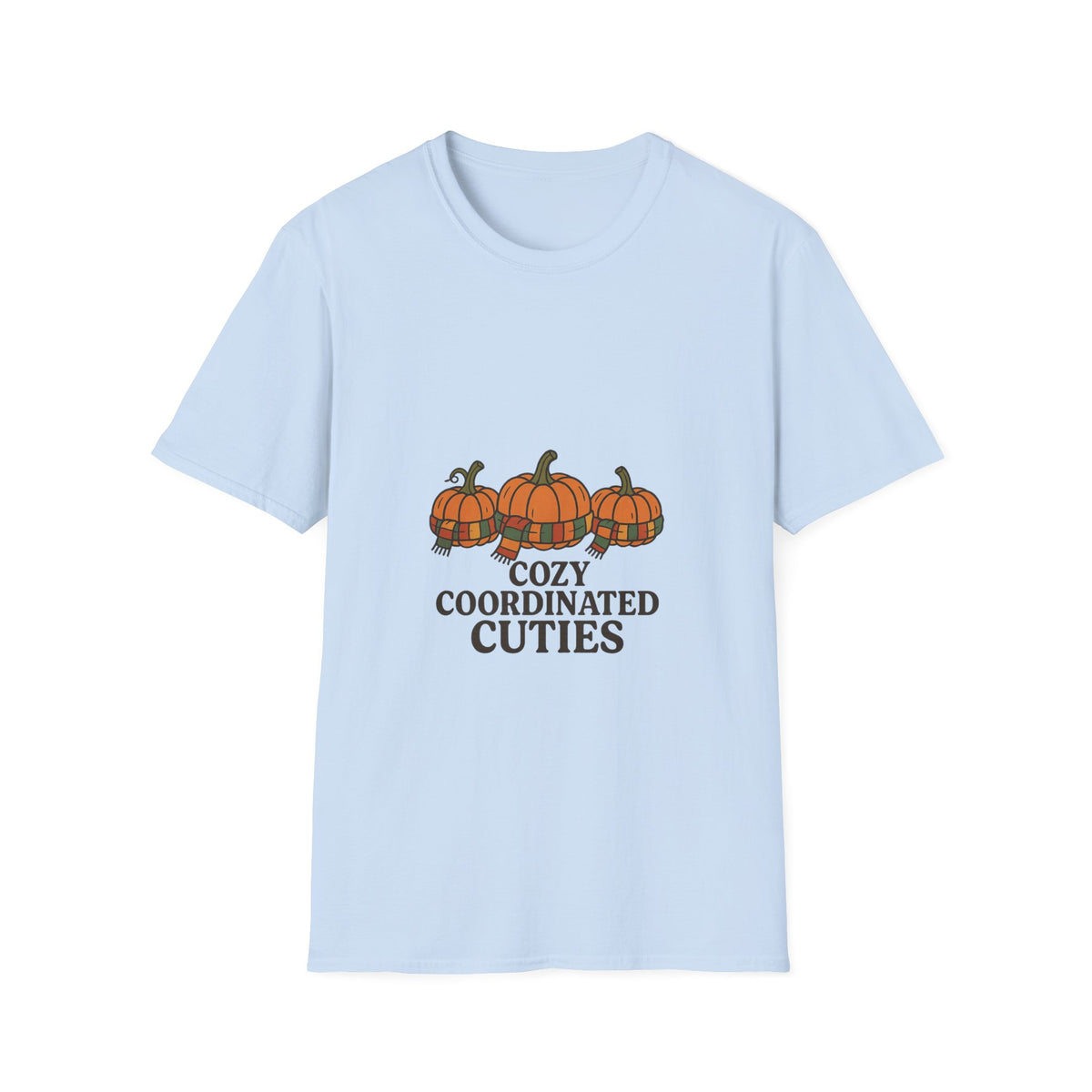 Cozy Coordinated Cuties Pumpkin Fall T-Shirt - Trending Now - October 2026