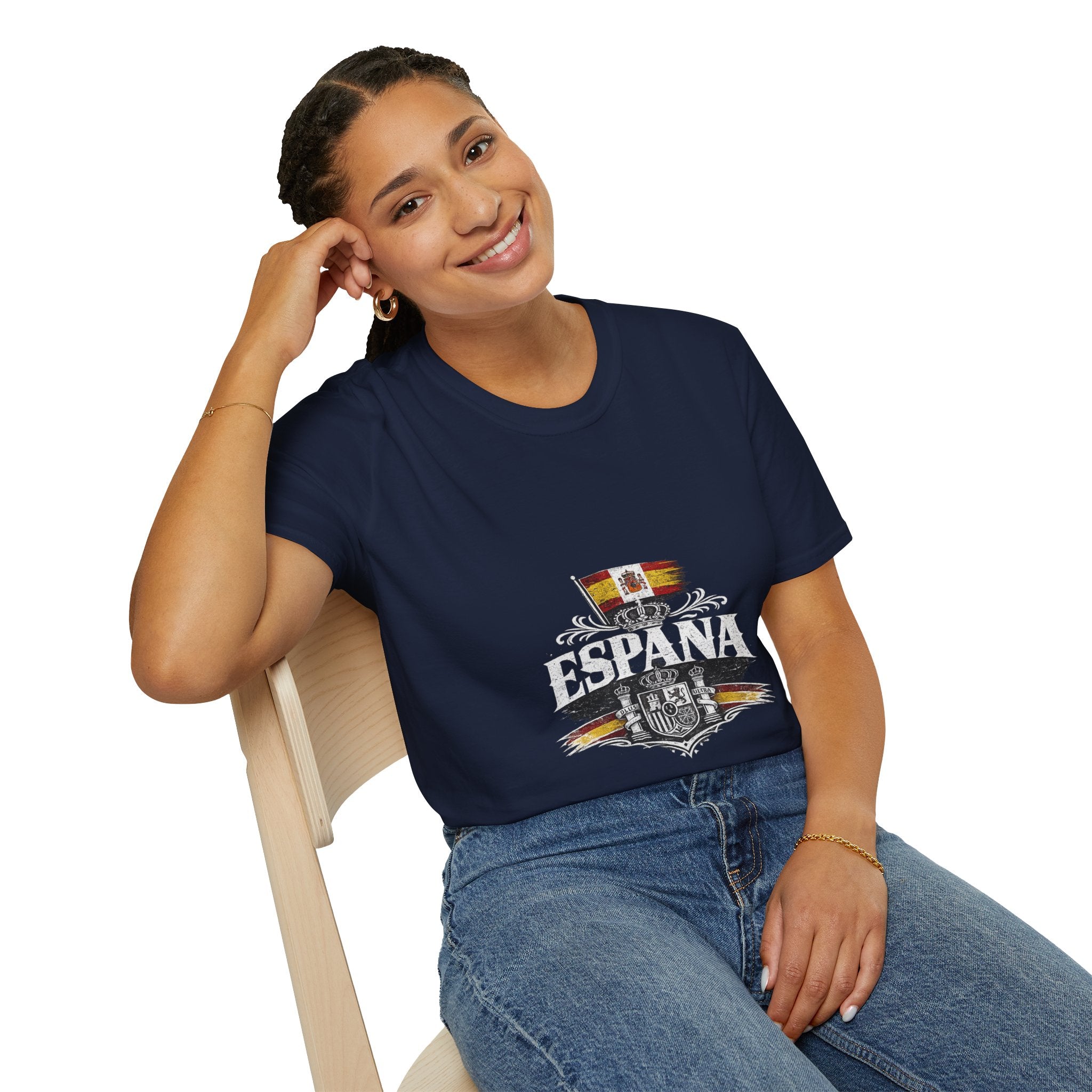 Spain Flag Crest T-Shirt — Spanish Pride Graphic Tee