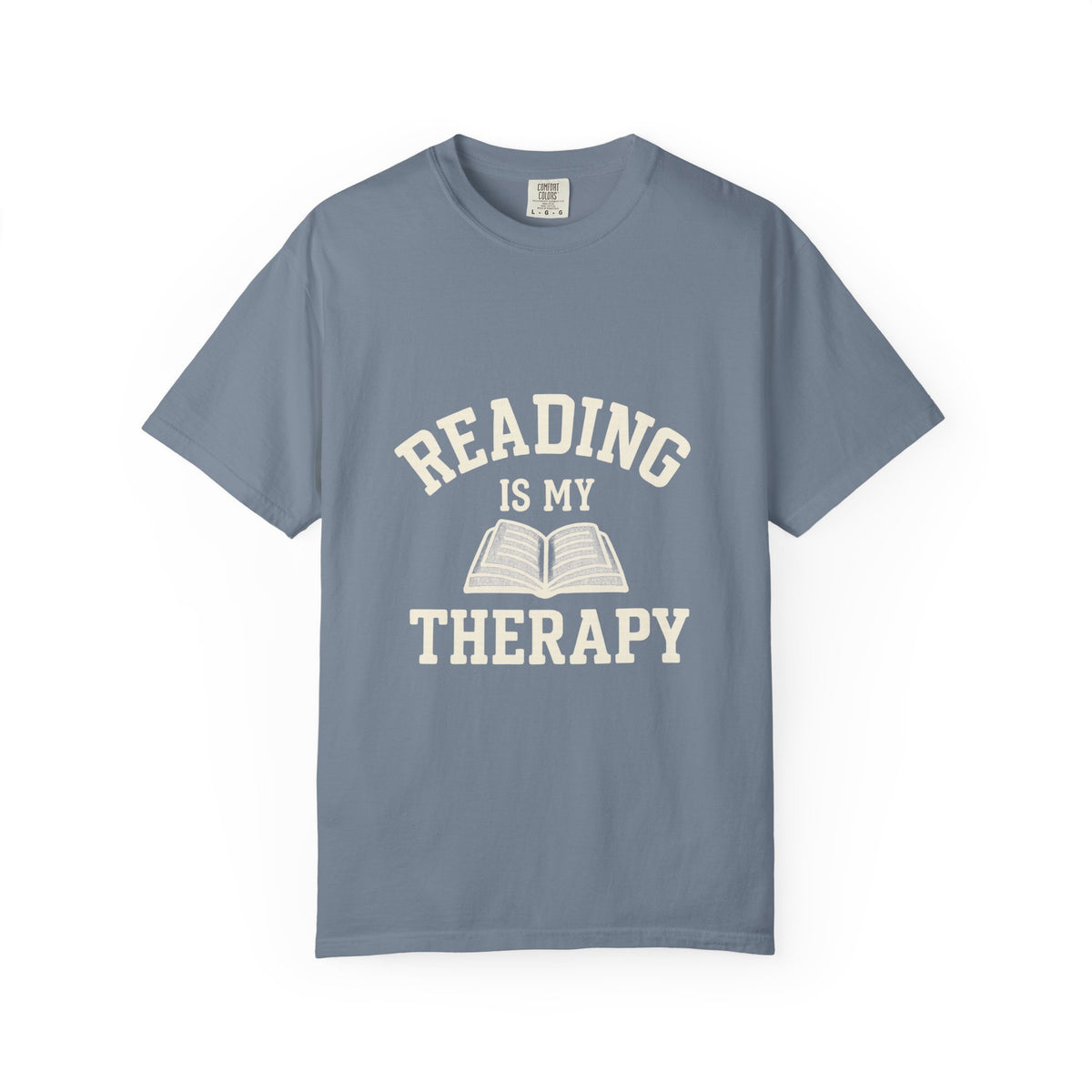 Reading Is My Therapy Book Lover Retro Aesthetic Graphic Tee - Trending Now - October 2026