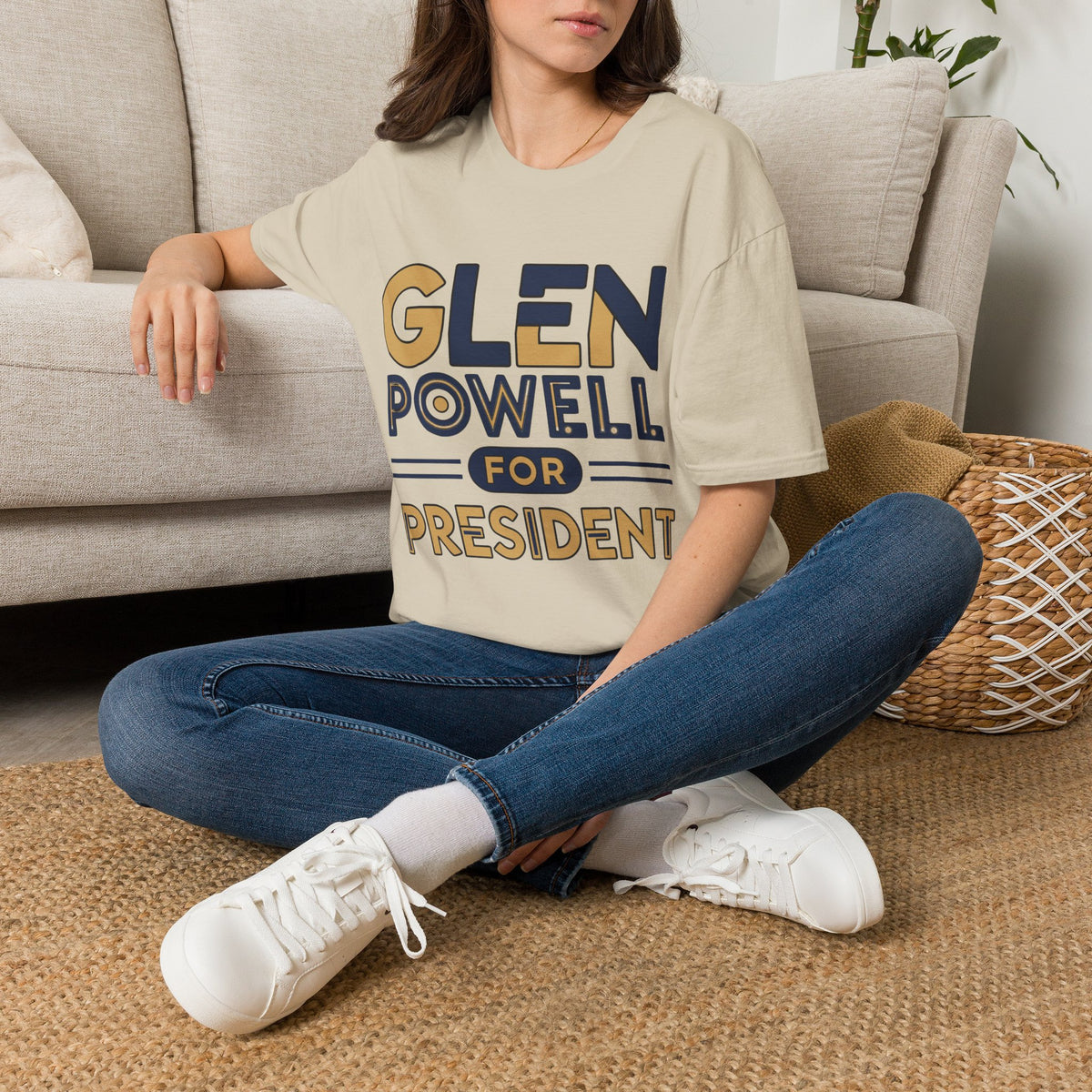 Glen Powell for President T‑Shirt - Trending Now - August 2026