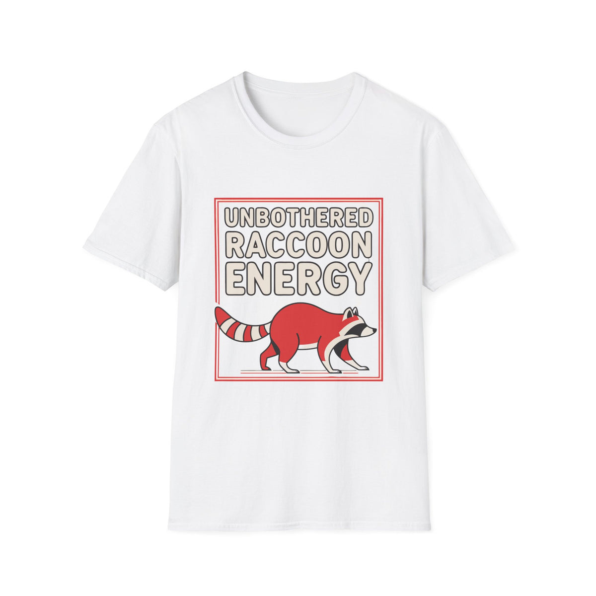 Raccoon T-Shirt — "Unbothered Raccoon Energy" Retro Graphic Tee - Trending Now - August 2026